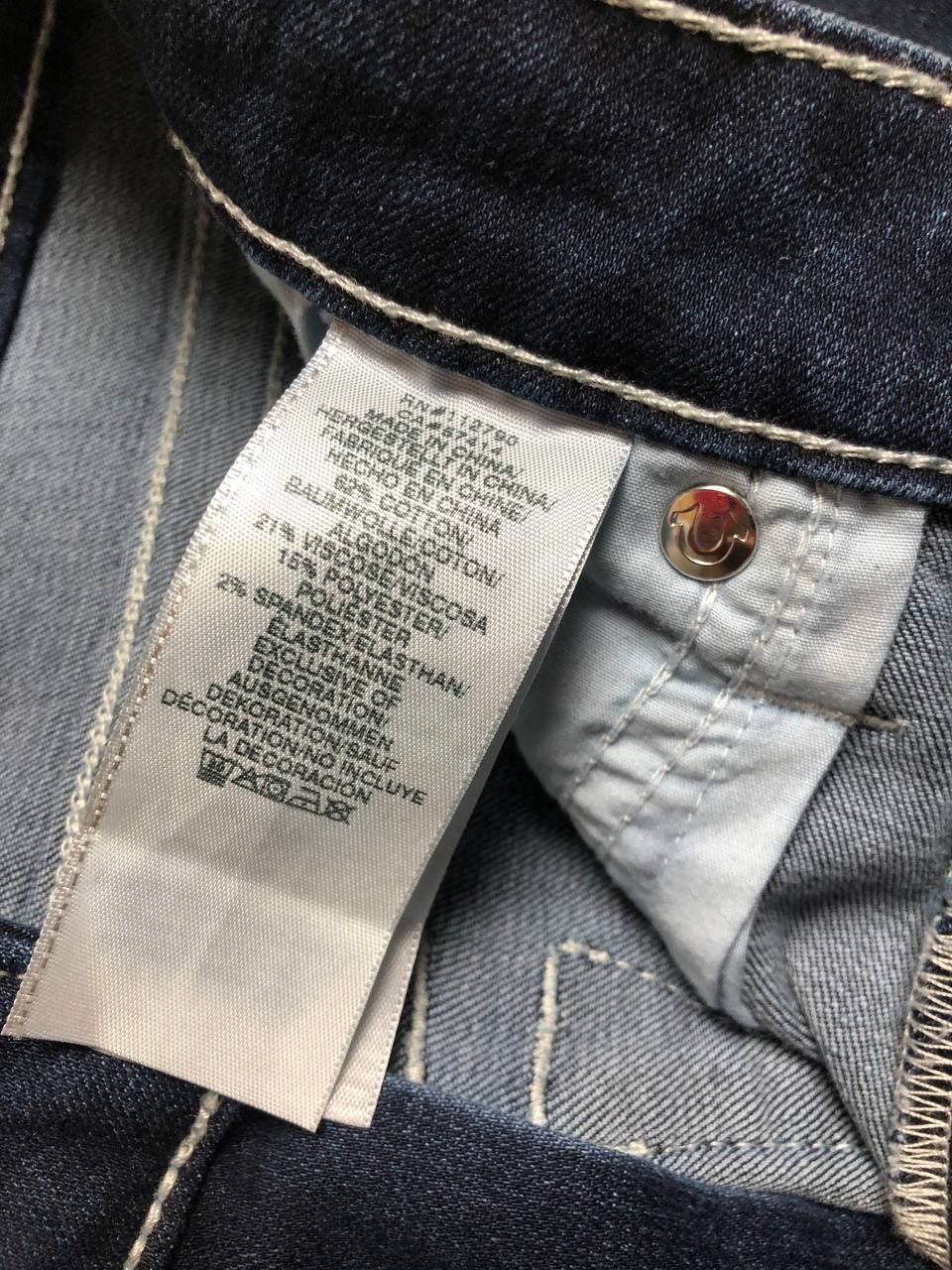 True Religion × Vintage Vintage True Religion Bobby Big T Y2K Denim Flare Jeans Size 30" / US 8 / IT 44 - 4 Thumbnail