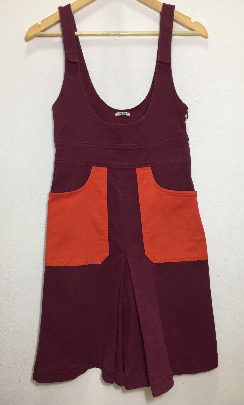 Miu Miu 'Rare’ Miu Miu Romper Runway Fall 2002 Size 27" / US 4 / IT 40 - 2 Thumbnail