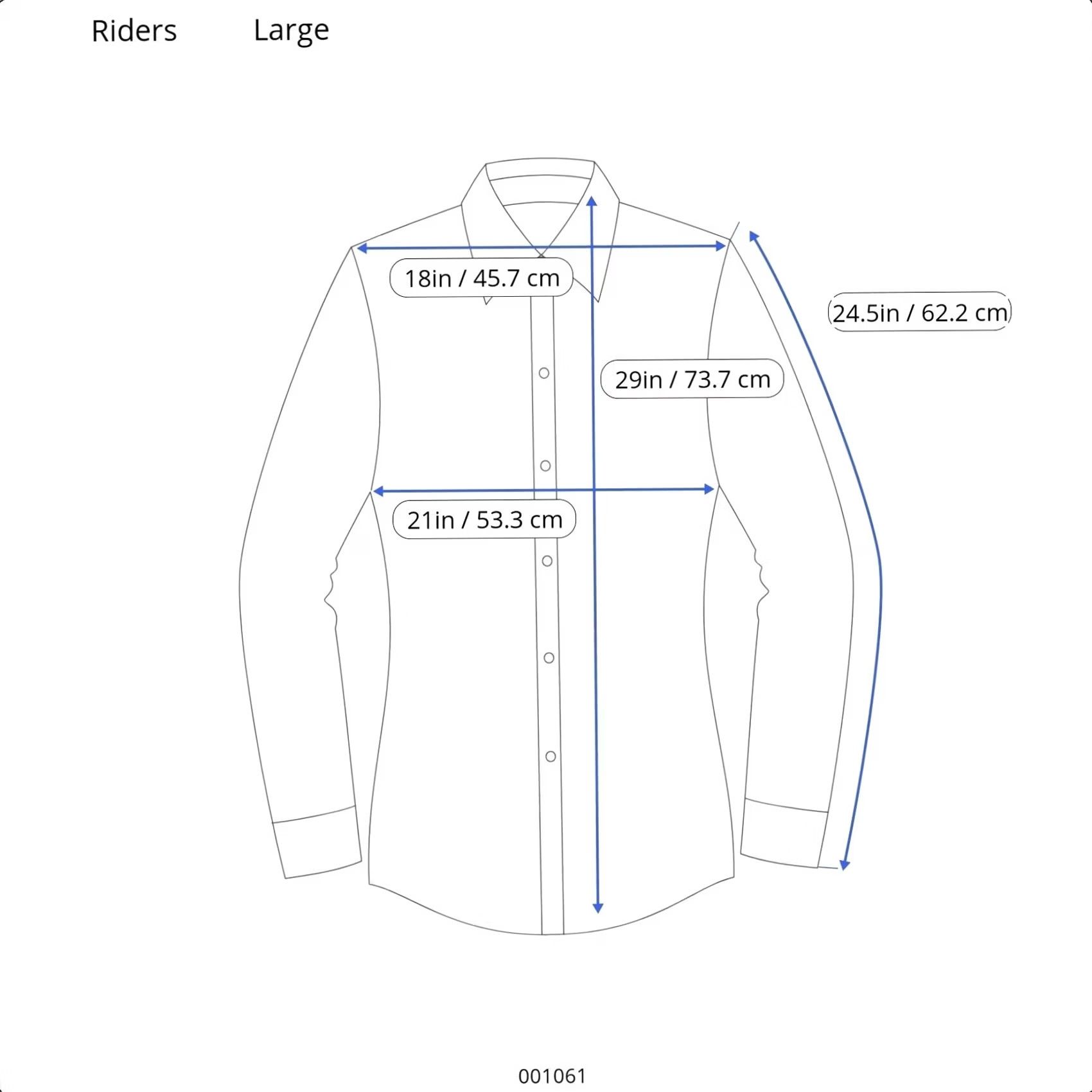 Vintage Riders Select Show Shirt LT Blue Ladies Long Sleeve Mandarin Collar Button-Up Dress Shirt Women M/Med? Size M / US 6-8 / IT 42-44 - 8 Thumbnail