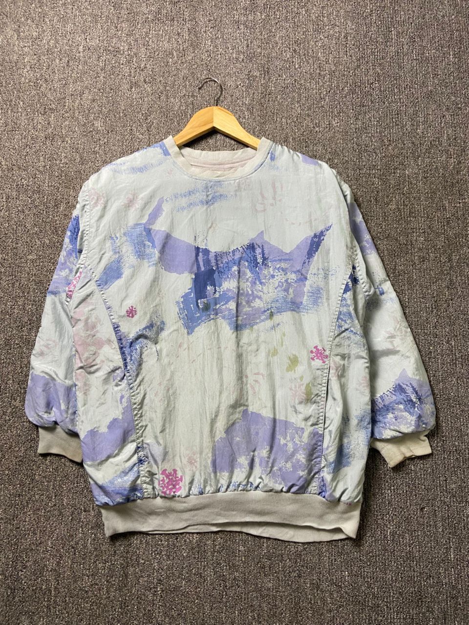 Japanese Brand KITEX Baumwolle Cotton Viscose Abstract Pullover (189) Size US S / EU 44-46 / 1 - 1 Thumbnail