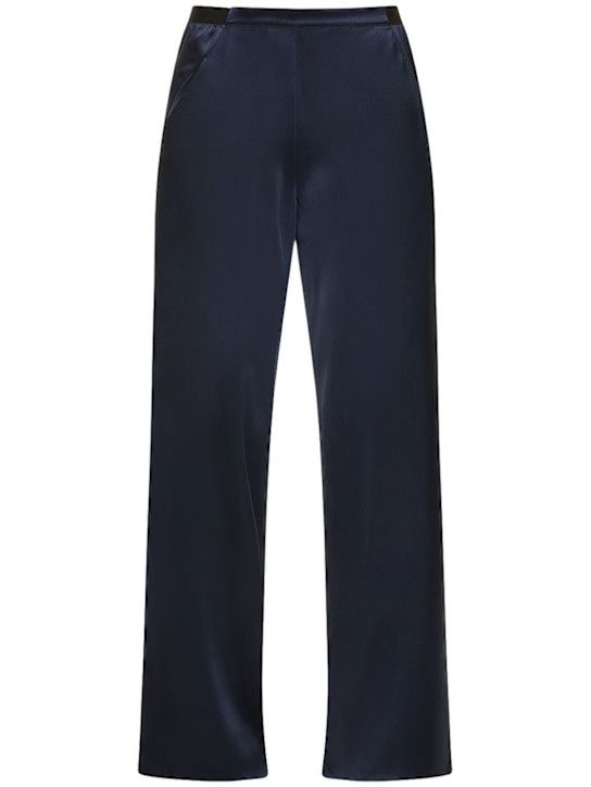 Christopher Esber o1mle1224 Silk Bias Trouser in Navy Size 34" / US 12 / IT 48 - 1 Thumbnail