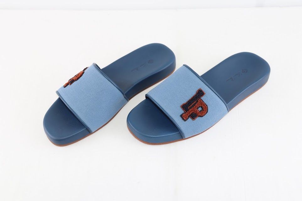 Loro Piana o1rshd1 LP College Walk Sea-Slide in Blue Size US 9 / EU 42 - 7 Thumbnail
