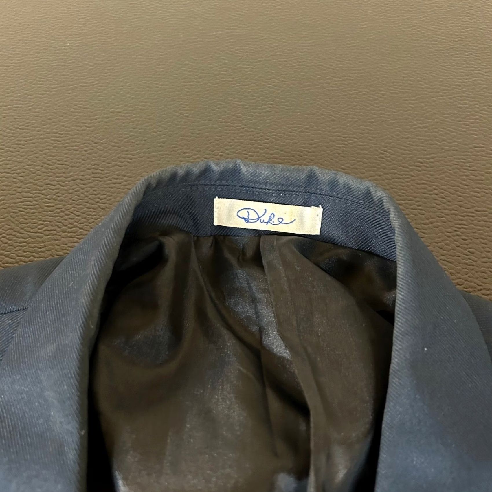 Vintage Duke Blazer Mens 44 Regular Blue Two Button Formal Jacket/Coat Size 44R - 2 Thumbnail