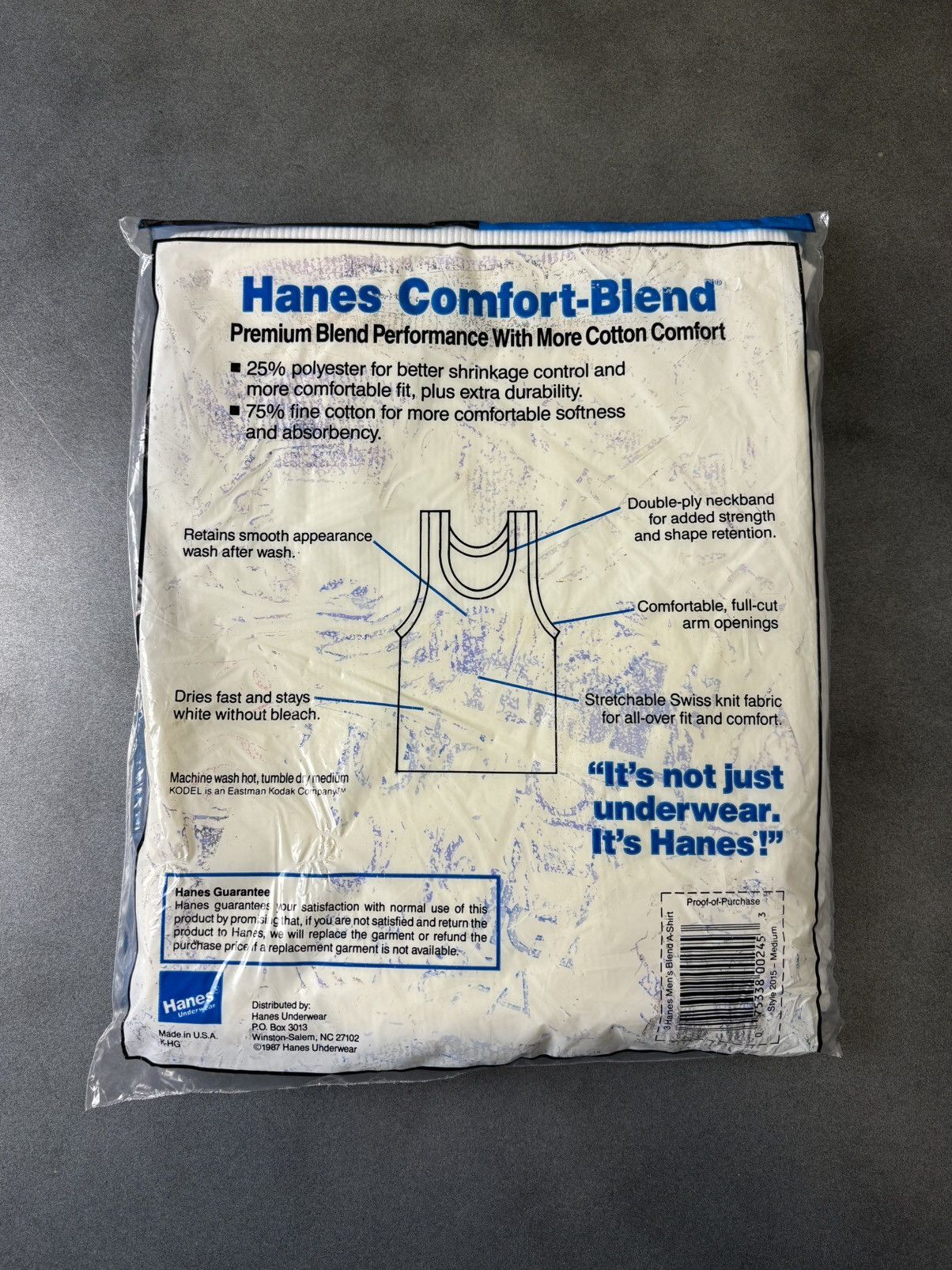 Hanes 1987 Vintage Hanes Tanktop Deadstock NOS Blank Shirt 1980s Size US M / EU 48-50 / 2 - 2 Thumbnail