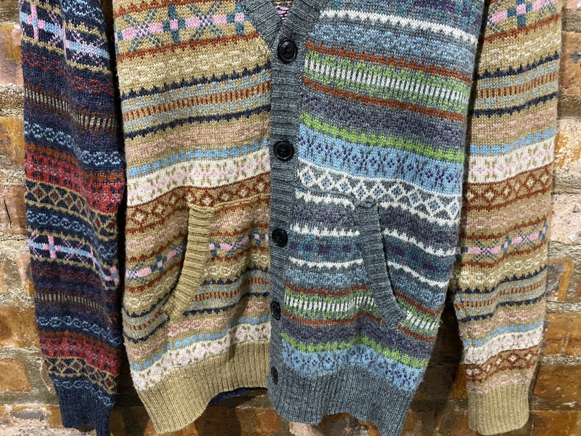 20471120 2000s 291295 = homme Multicolor wool cardigan kapital Size US M / EU 48-50 / 2 - 4 Thumbnail