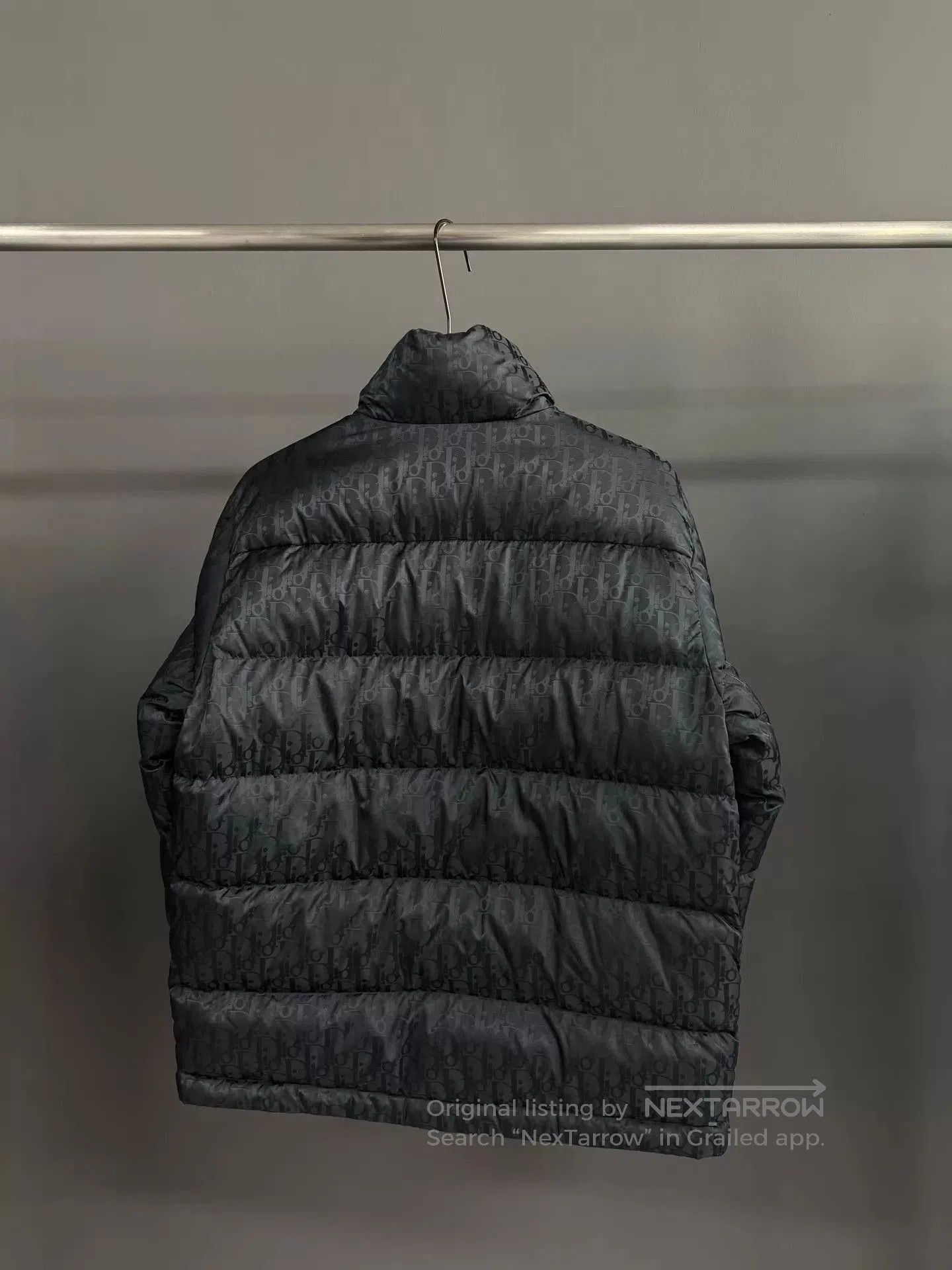 Dior Black Puffer Jacket with Quilted Design. Size US M / EU 48-50 / 2 - 2 Thumbnail