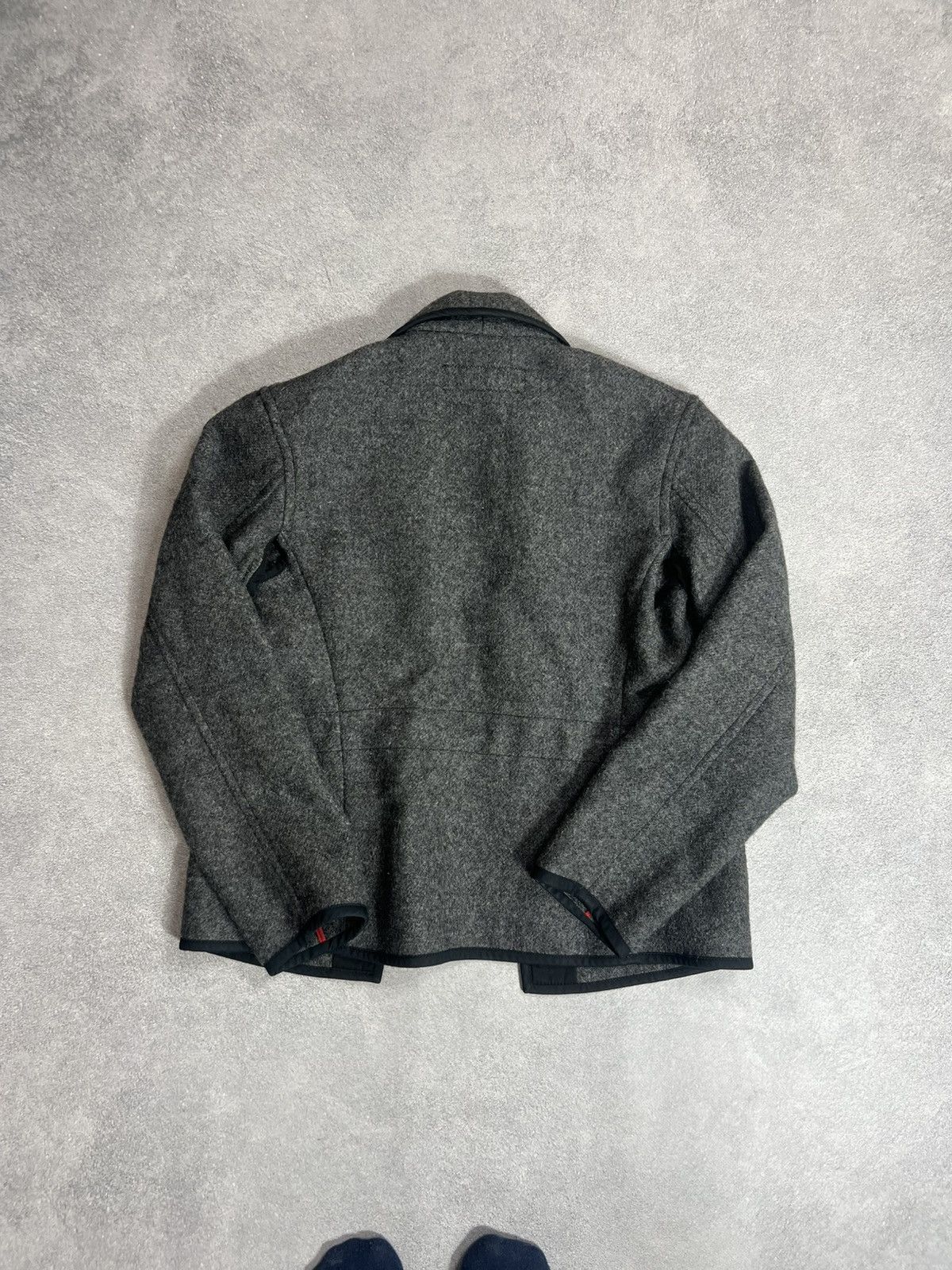 Prada Luxury Prada 00s Wool Blazer Rare Jacket! Hype Size M / US 6-8 / IT 42-44 - 13 Thumbnail
