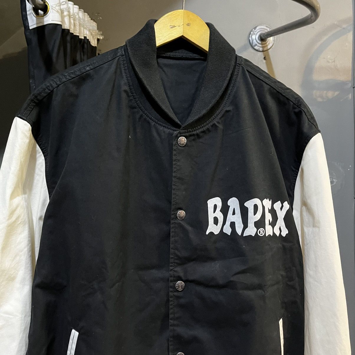 Bape Bapex varsity bomber jacket Size US XL / EU 56 / 4 - 2 Thumbnail