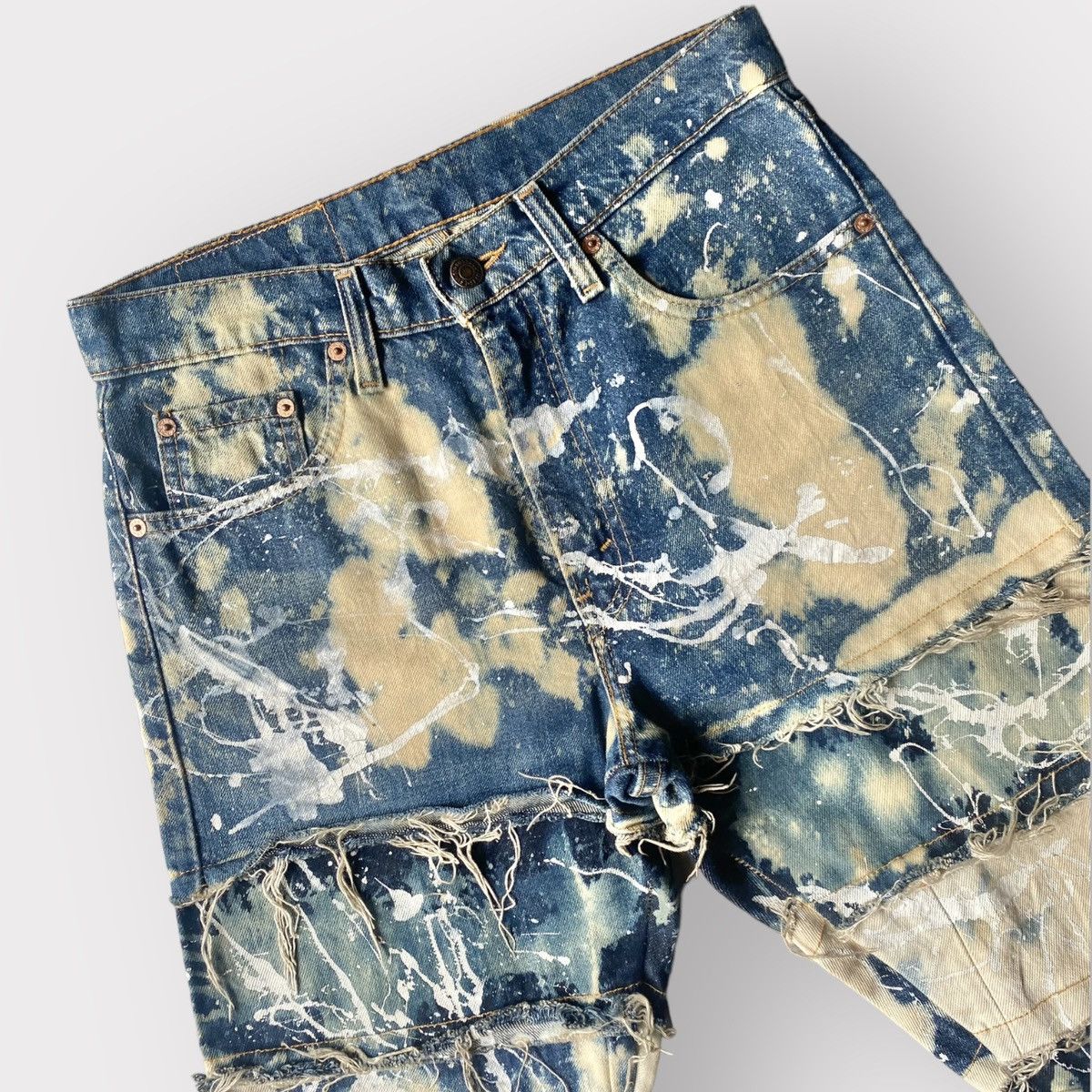 Japanese Brand Vintage 90’s Sexy Dynamite London Custom Jeans Size US 30 / EU 46 - 2 Thumbnail