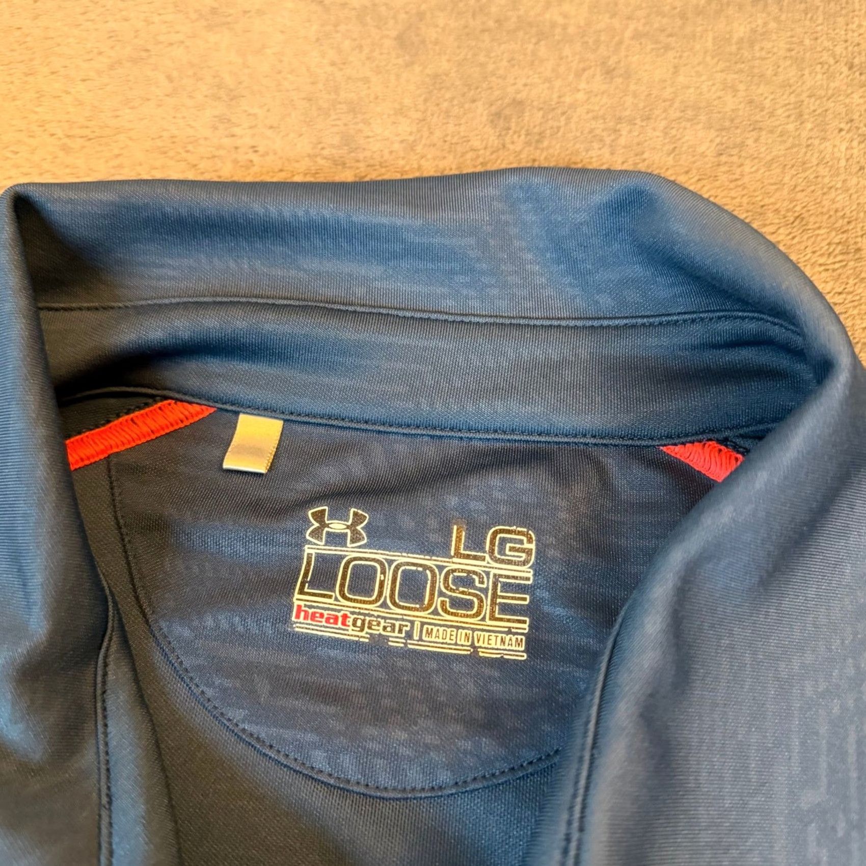 Under Armour Under Armour HeatGear Loose Blue Golf Polo Shirt Mens Large Great Oaks Patch Size US L / EU 52-54 / 3 - 2 Thumbnail