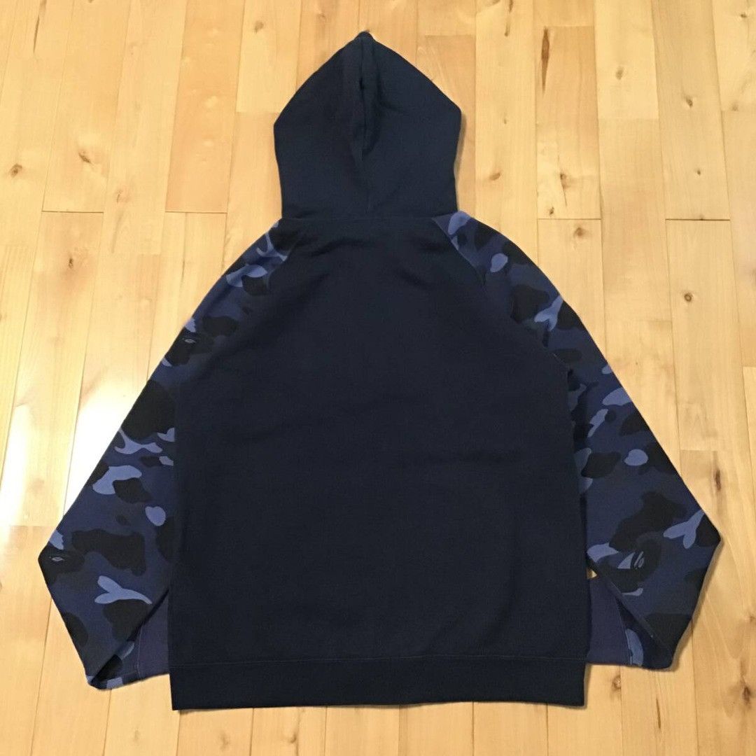 Bape BAPE Blue camo x navy crazy full zip hoodie a bathing ape Size US L / EU 52-54 / 3 - 2 Thumbnail