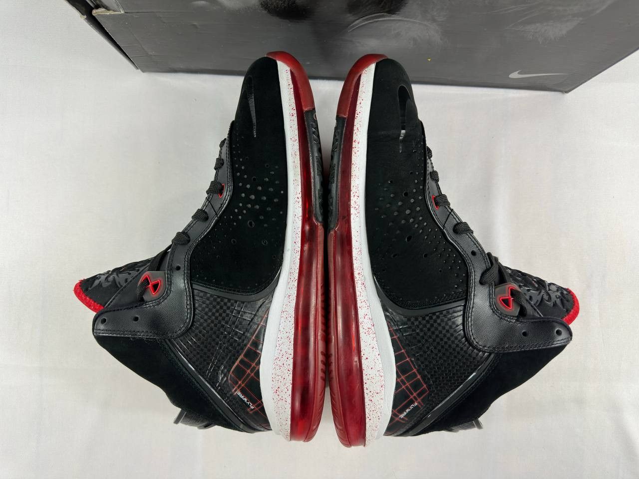 Nike Nike Lebron 8 Black White Varsity Red Bred 2010 Size US 9 / EU 42 - 6 Thumbnail
