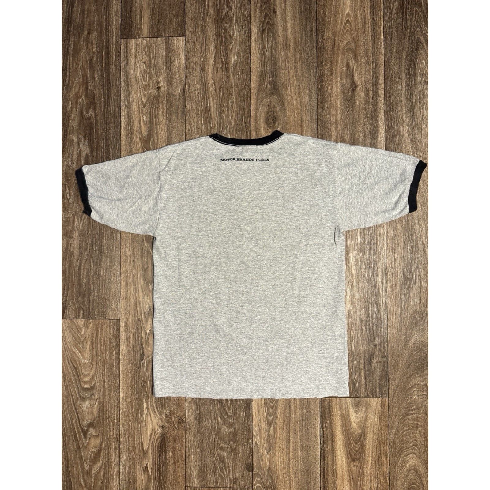 Vintage VINTAGE Dodge Camaro Z28 Classic American Muscle Car Grey Ringer T-Shirt Medium Size US M / EU 48-50 / 2 - 7 Thumbnail