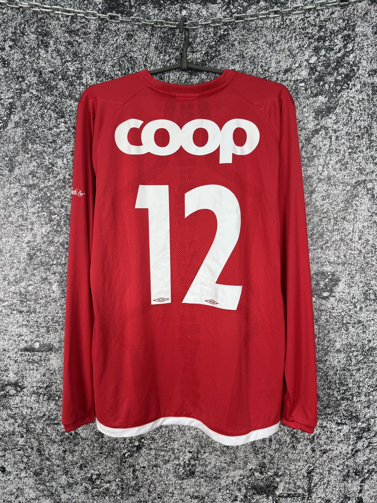 Umbro Umbro Coop Vision Tailored Long Sleeve T-Shirt Soccer Sz 40 Size US S / EU 44-46 / 1 - 13 Thumbnail