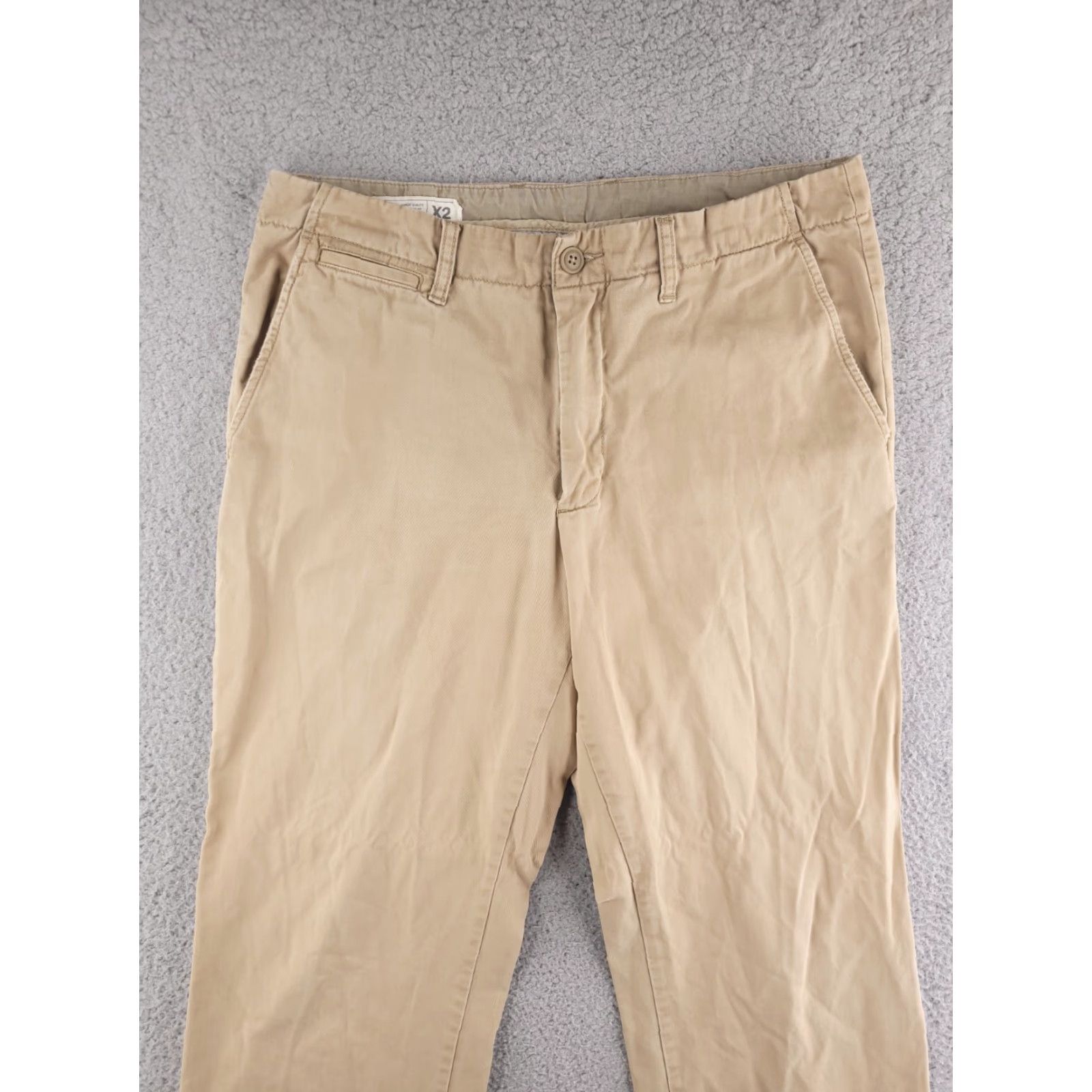 Express Express Pants Mens 34x31 Brown Chino Relaxed Fit Pants Mens 34 Brown Chino Relaxed Fit Size US 34 / EU 50 - 3 Thumbnail