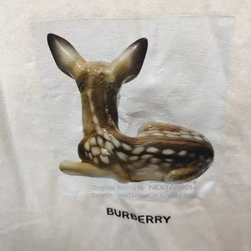 Burberry Burberry White Cotton Women's T-Shirt. Size S / US 4 / IT 40 - 5 Thumbnail