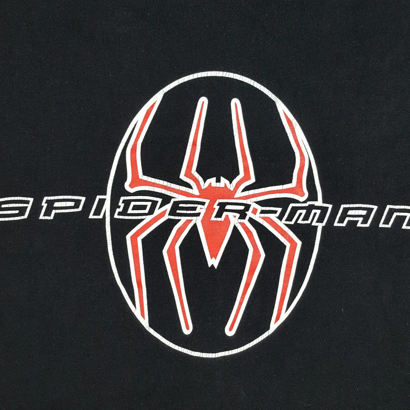 Vintage VINTAGE Tough T's Y2K Spider-Man Movie Promo T-Shirt Men's XL Black Cotton Short Sleeve Retro Comic Marvel Size US XL / EU 56 / 4 - 2 Thumbnail