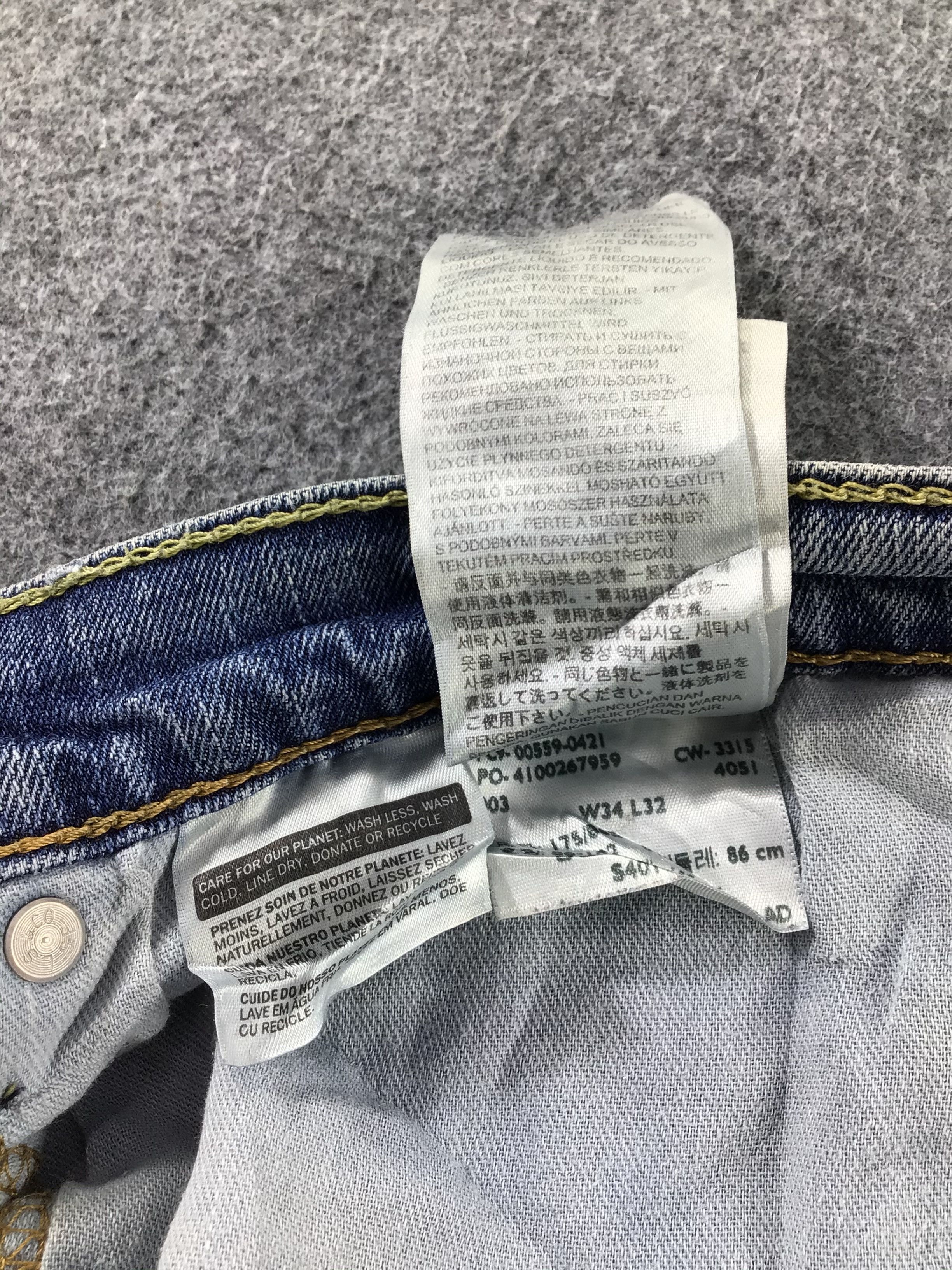 Levi's Vintage Levis 559 Jeans-JM571 Size US 35 - 11 Thumbnail
