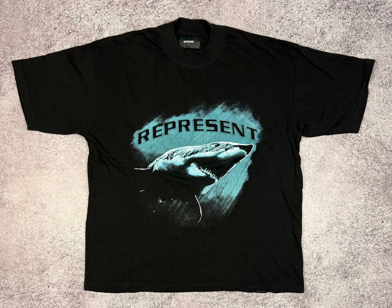 Represent Clo. Represent M Shark Jet Black Tee Size US M / EU 48-50 / 2 - 1 Thumbnail