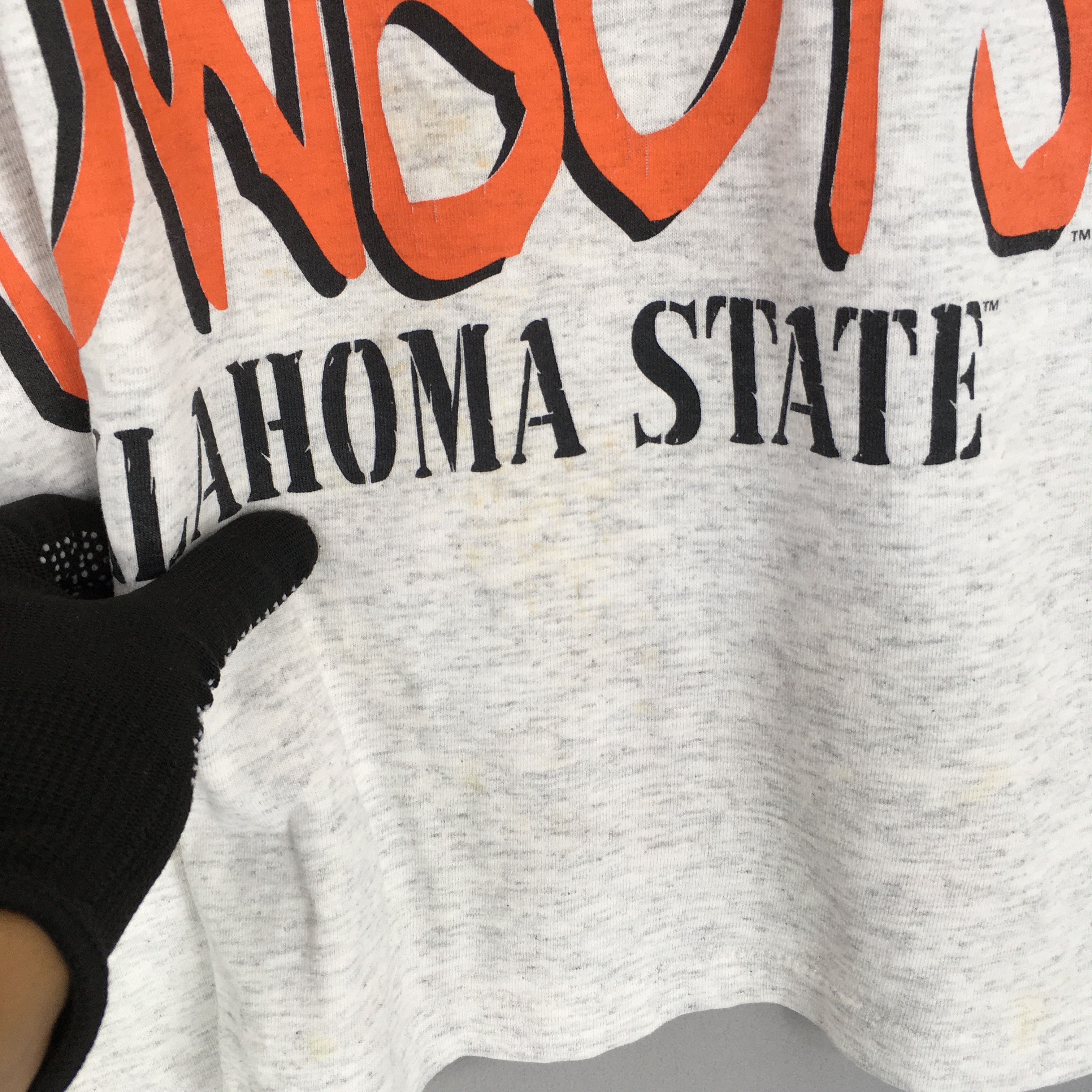 NCAA Vintage 90s Oklahoma State Cowboys NCAA T Shirt Large Size US L / EU 52-54 / 3 - 4 Thumbnail