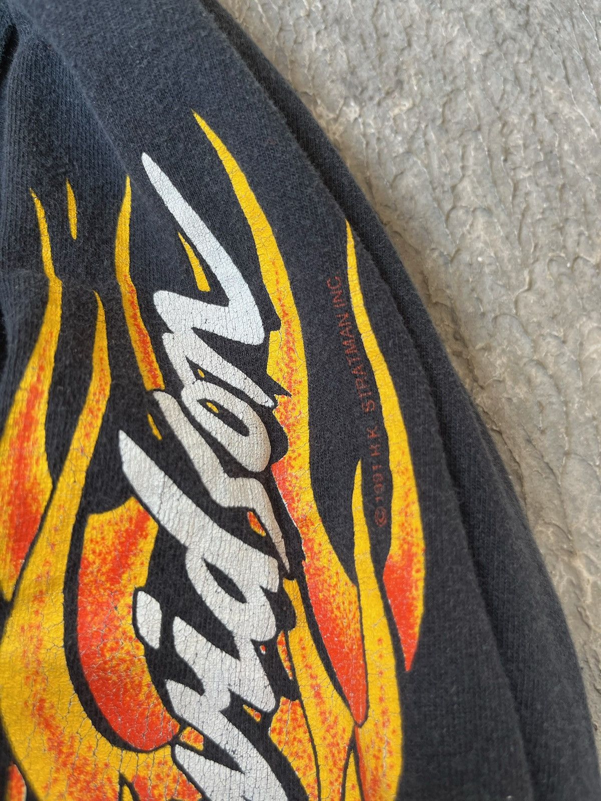 Harley Davidson Flaming Eagle🦅 90’s Harley Davidson Flaming Eagle Longsleeve Size US XL / EU 56 / 4 - 4 Thumbnail