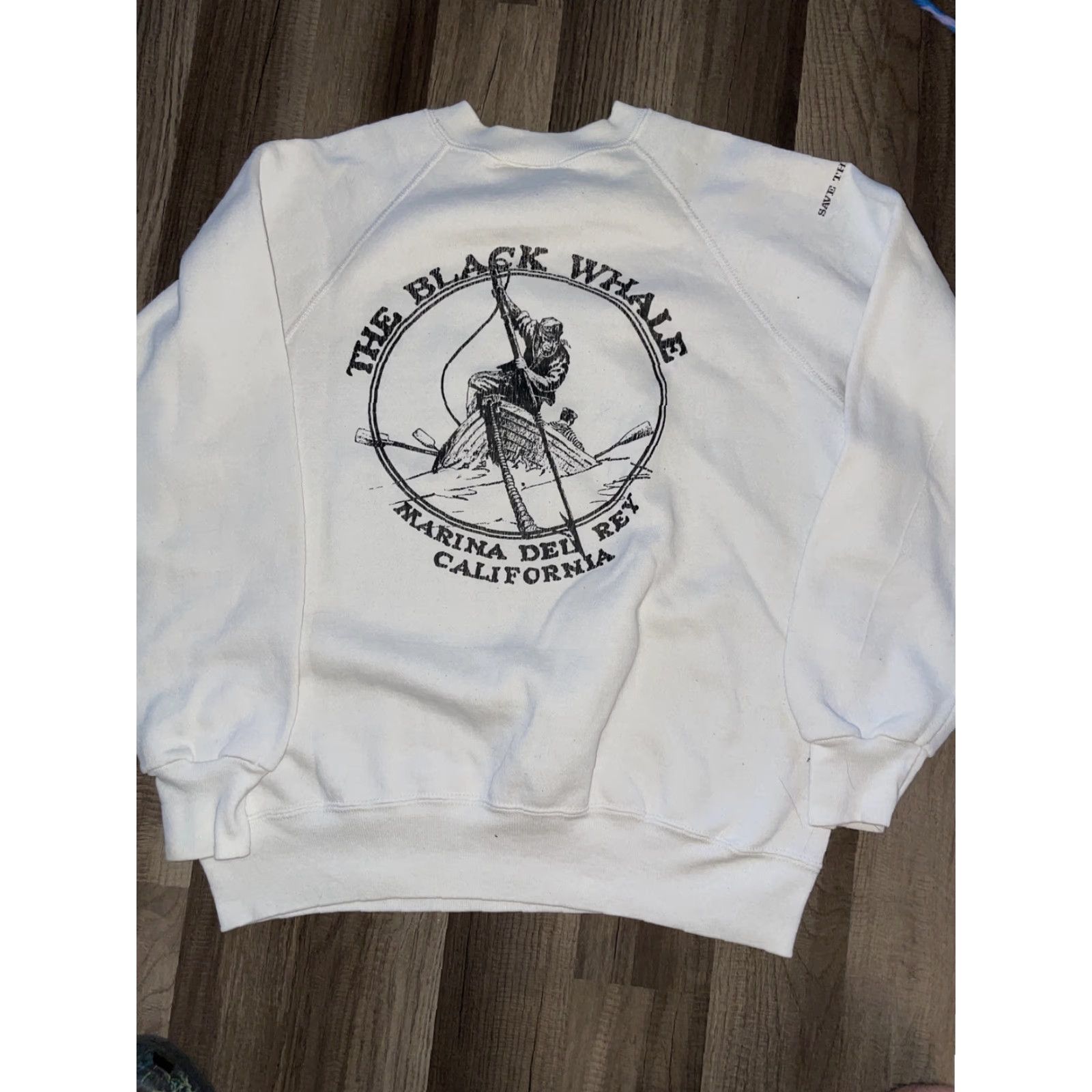 Vintage Vintage Save The Whales Large Crew Neck Men's White Sweater User: Vintage Save The Whales Large Crew Neck Men’s White Sweater Size US L / EU 52-54 / 3 - 4 Thumbnail