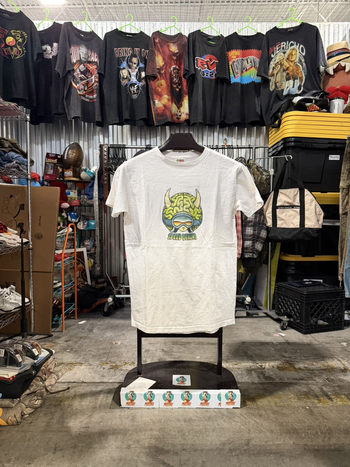 World Industries 90s Vintage World Industries Speed Demons Tee M Size US M / EU 48-50 / 2 - 1 Thumbnail