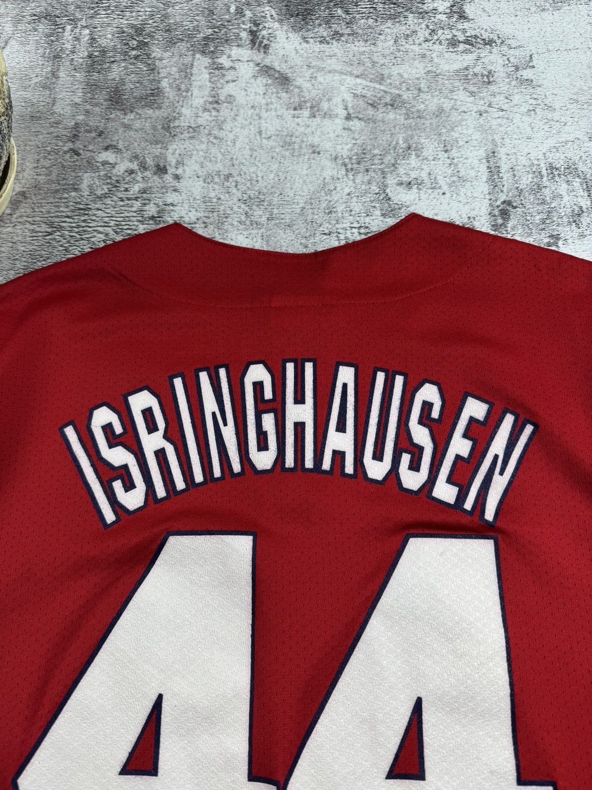 Majestic CARDINALS Isringhausen 44 USA Baseball Jersey USA T Shirt Size US L / EU 52-54 / 3 - 10 Thumbnail