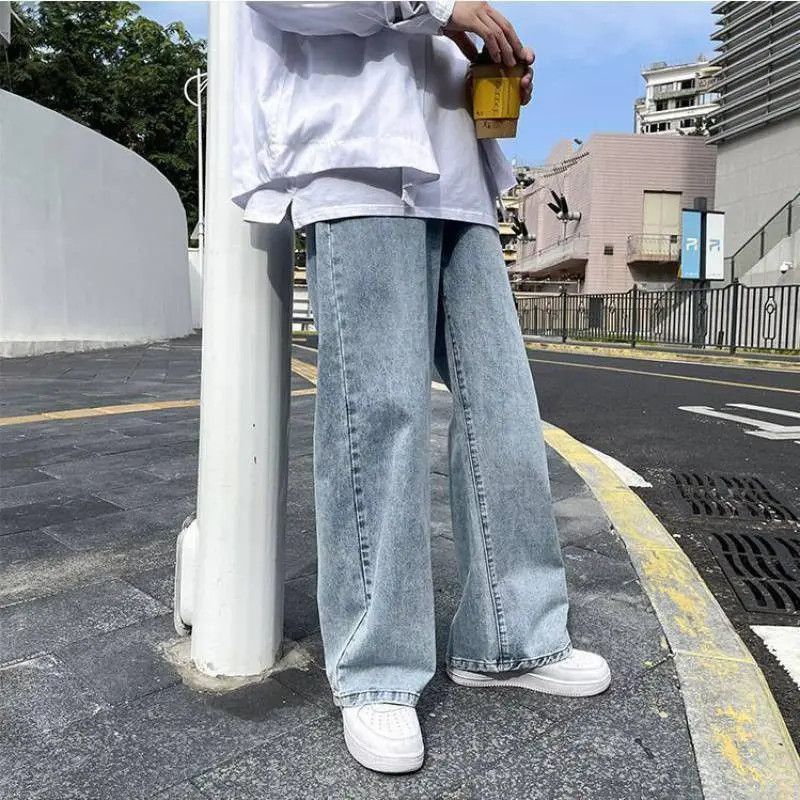 Japanese Brand Loose solid color retro jeans Size US 32 / EU 48 - 4 Thumbnail