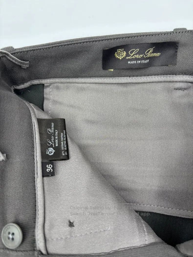 Loro Piana Loro Piana Women's casual pants, made in Italy, gray Size 24" / US 00 / IT 34 - 5 Thumbnail
