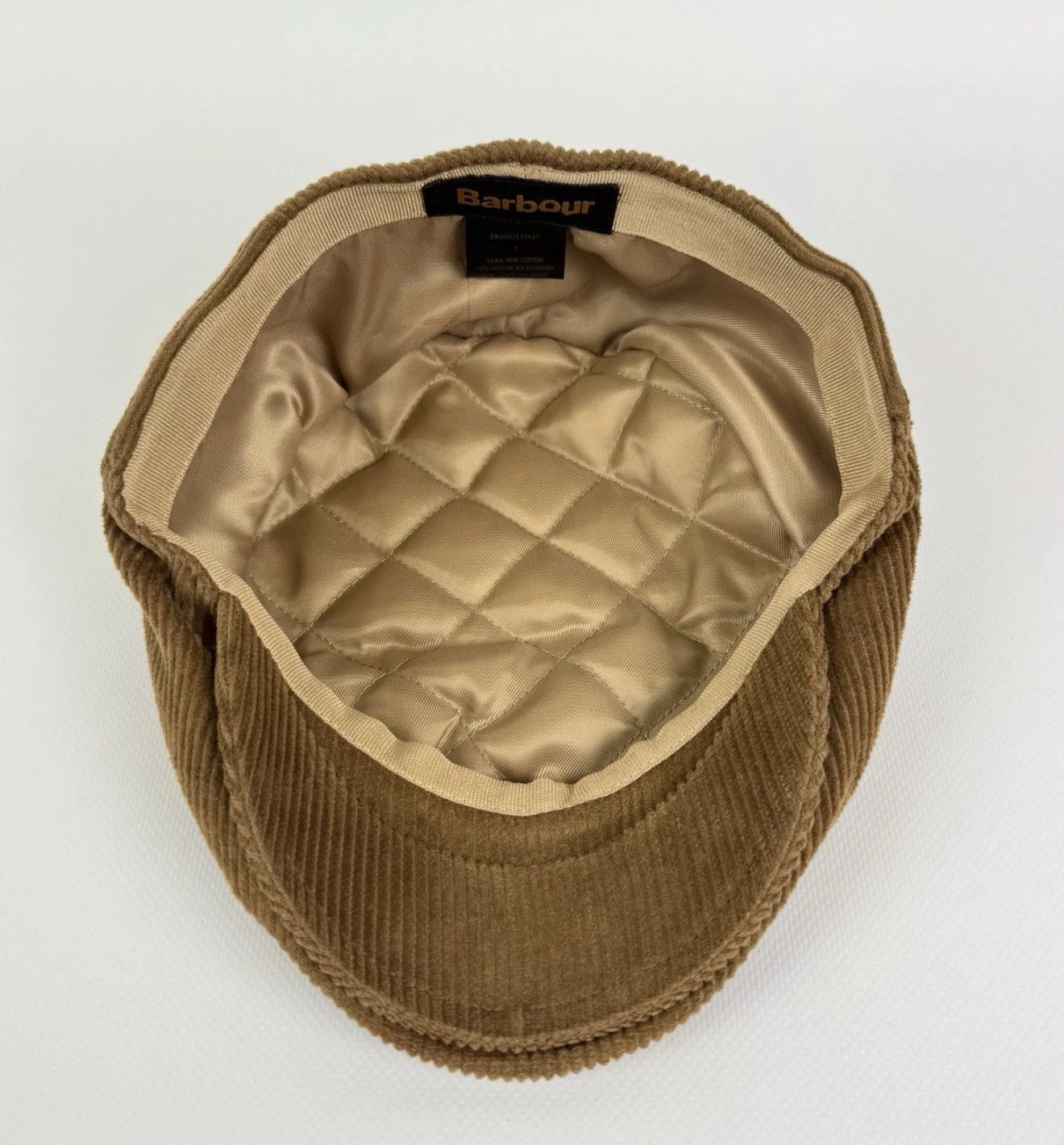 Barbour Barbour Westdale Corduroy Flat Cap Mens Size 7 Brown Top Hat Size ONE SIZE - 6 Thumbnail