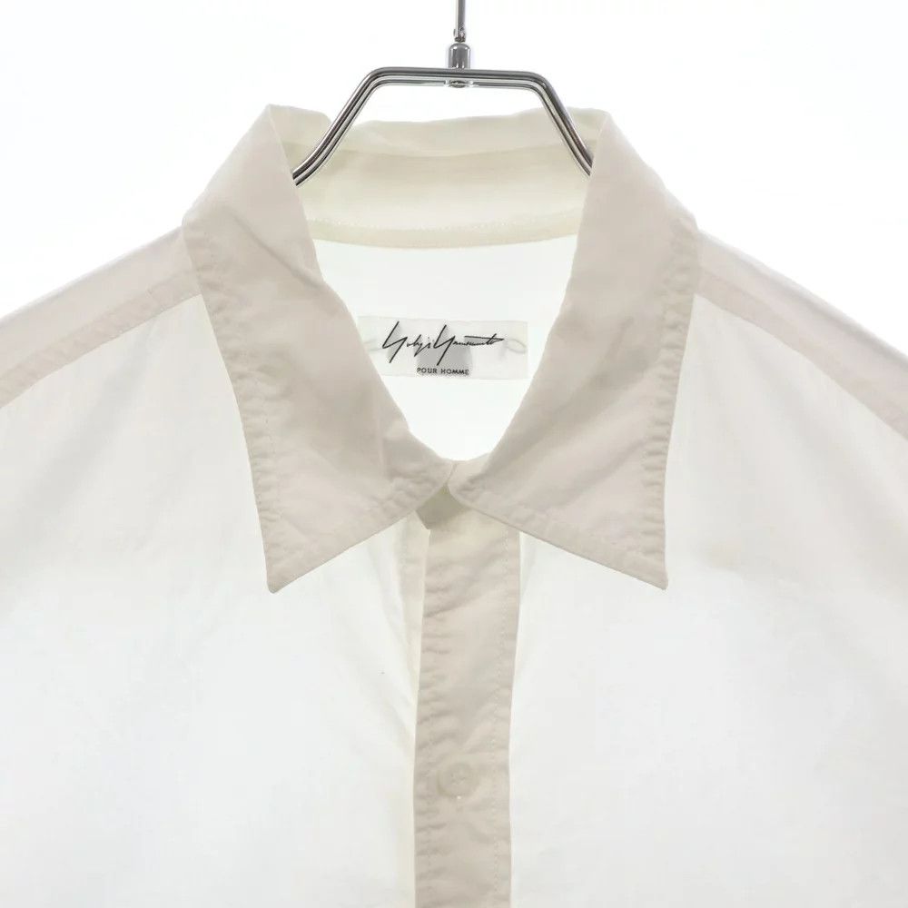 Yohji Yamamoto Yohji Yamamoto POUR HOMME 19AW Back/Open Shirt Size US XXL / EU 58 / 5 - 3 Thumbnail