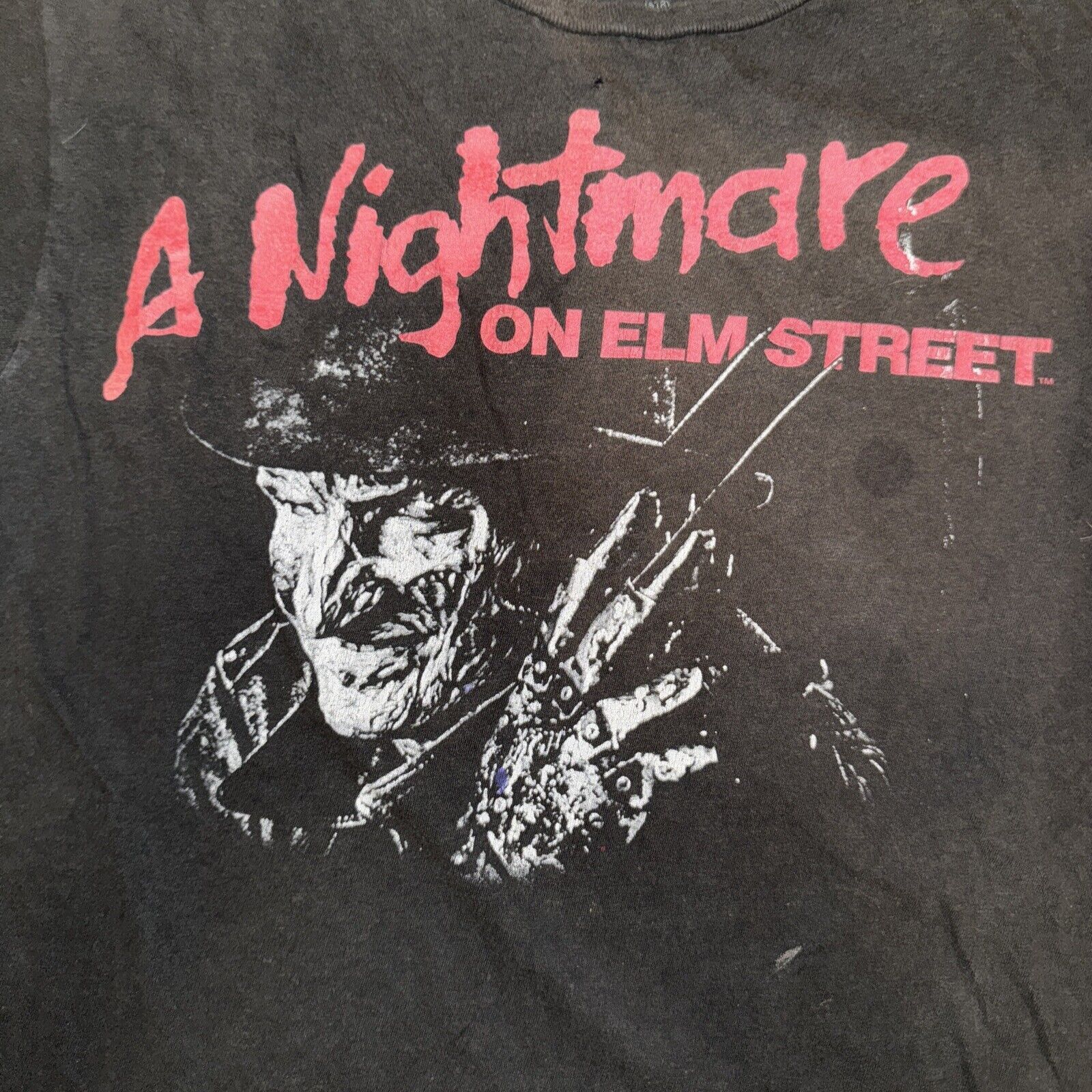 Band Tees × Japanese Brand Nightmare On Elm Street Freddy Krueger T-Shirt Black M 19x24 Size US M / EU 48-50 / 2 - 3 Thumbnail