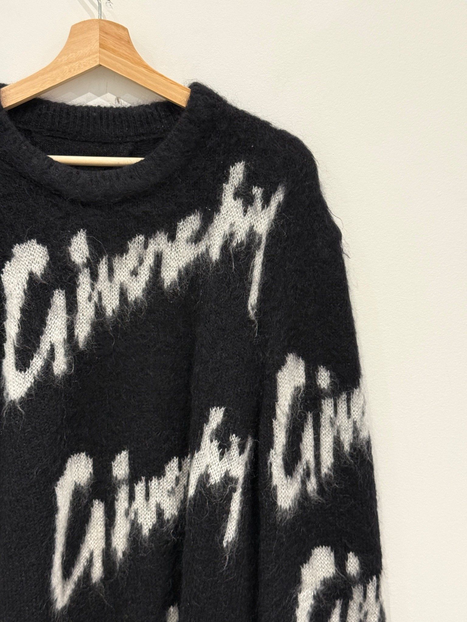 Givenchy Givenchy Mohair and Wool Intarsia Sweater Size US XL / EU 56 / 4 - 2 Thumbnail