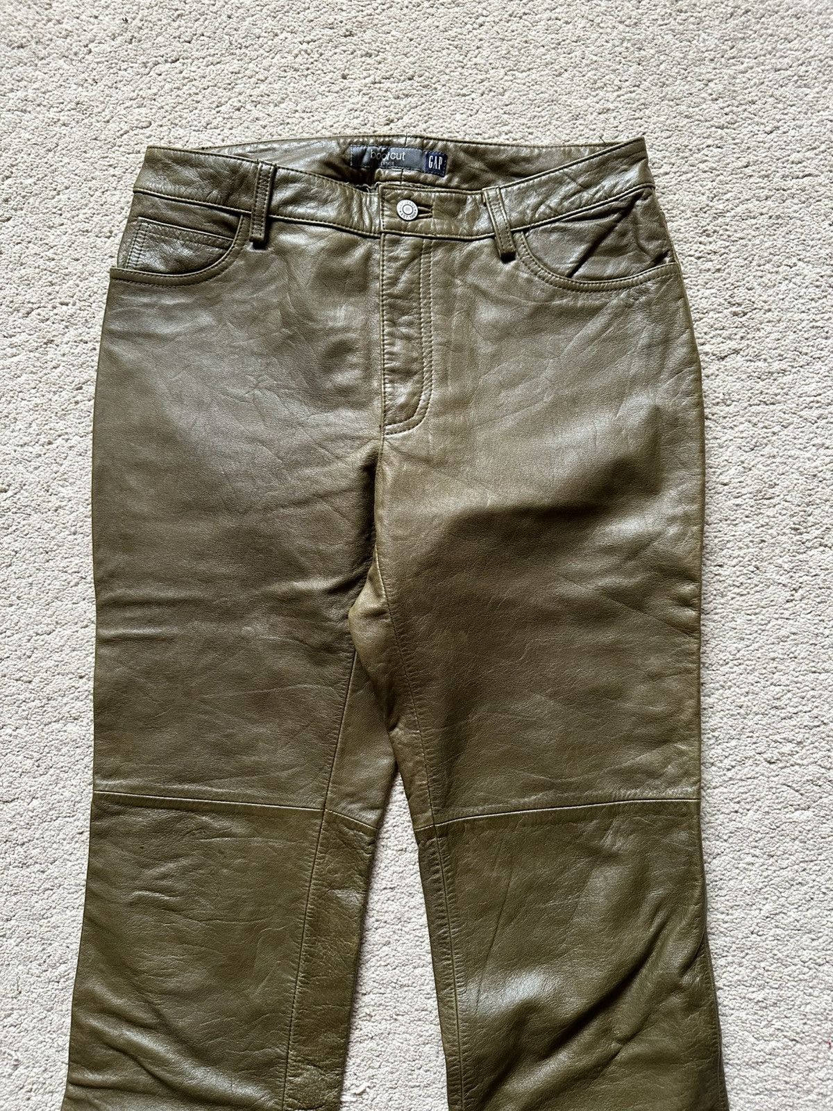 Gap FW2000 Gap bootcut Leather Pant Size US 30 / EU 46 - 4 Thumbnail