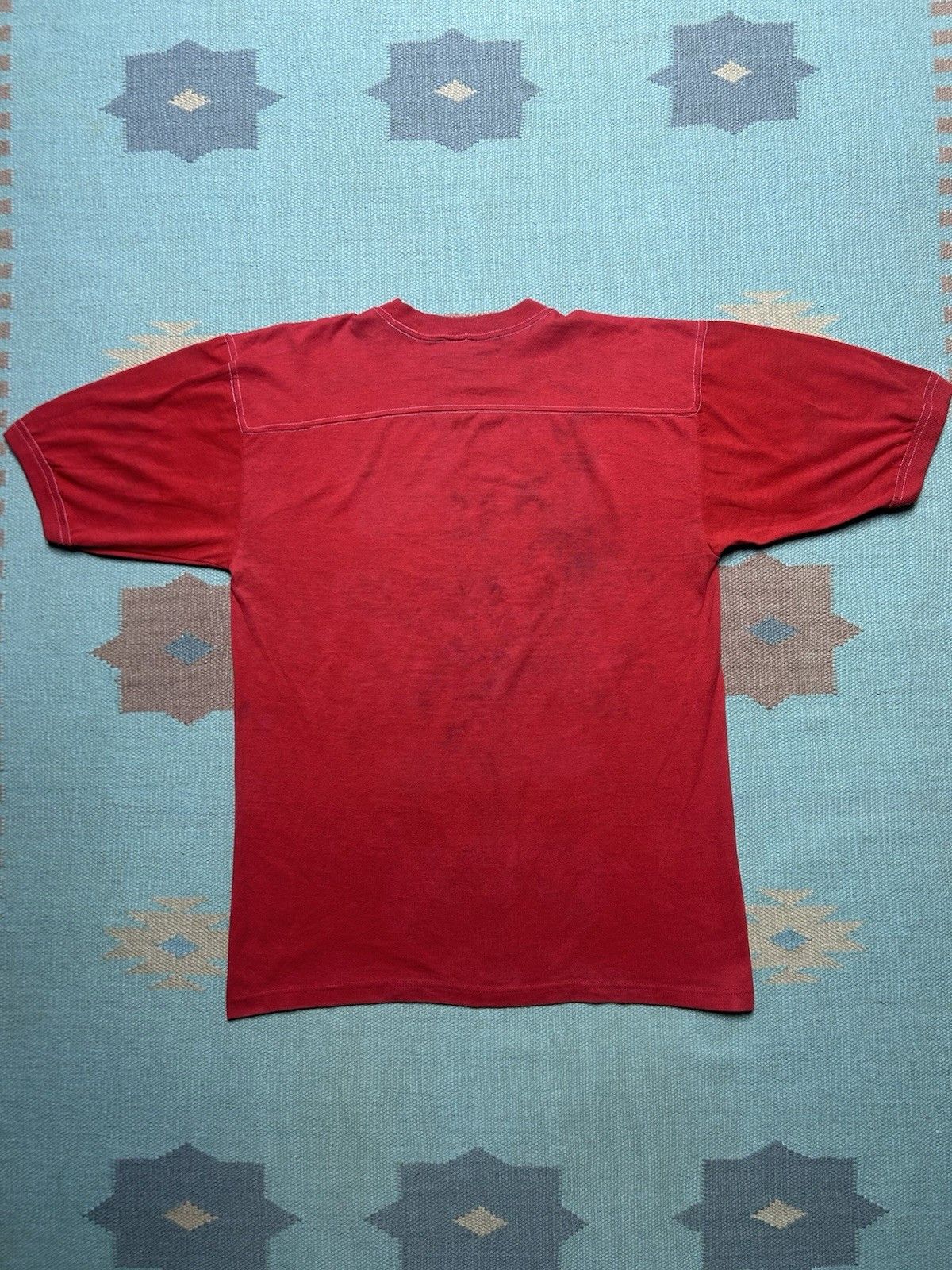 Vintage Vtg 80s t shirt Indiana university jersey Russell adul large Size US L / EU 52-54 / 3 - 6 Thumbnail