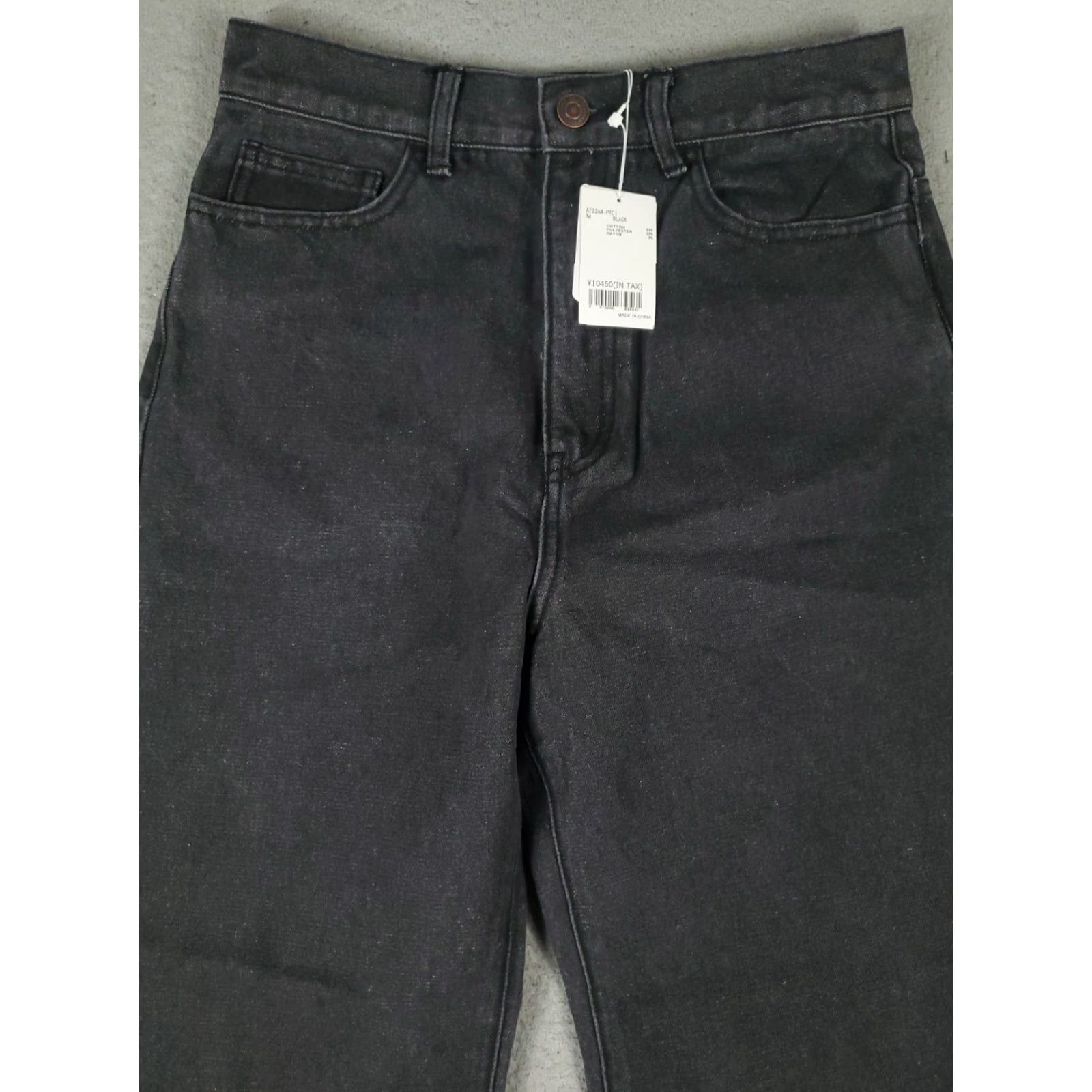 Vintage Atmos Jeans Women's Relaxed Wide-Leg Jeans Size 27x26 Gray Denim 5-Pocket Modern Classic Size 27" / US 4 / IT 40 - 2 Thumbnail