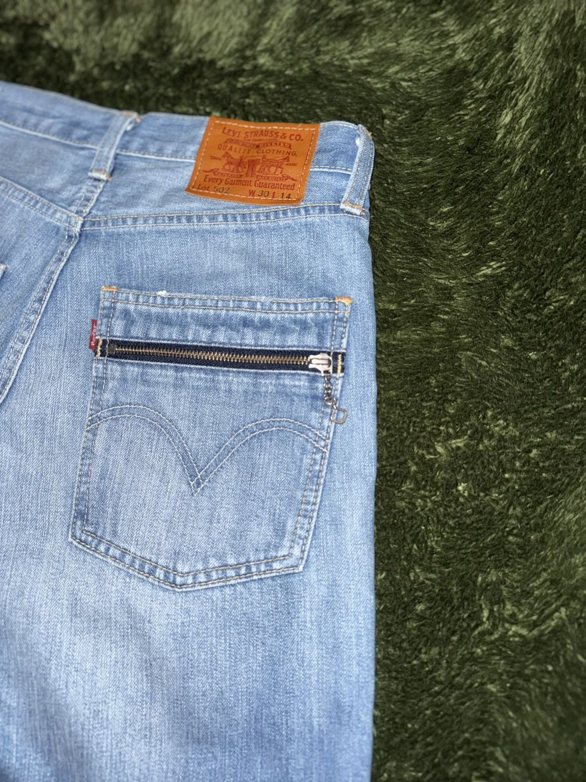 Levi's [30x14] Levi’s 502 Japan Release Zip Pocket Denim Shorts Size US 30 / EU 46 - 8 Thumbnail