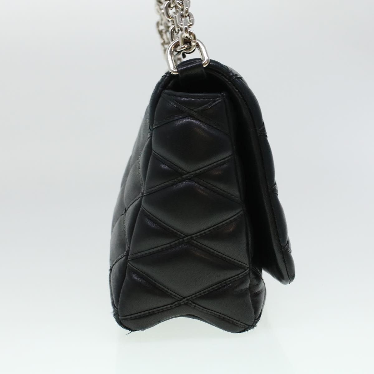 Louis Vuitton LOUIS VUITTON Quilted Martage Shoulder Bag Calfskin Black Size ONE SIZE - 4 Thumbnail
