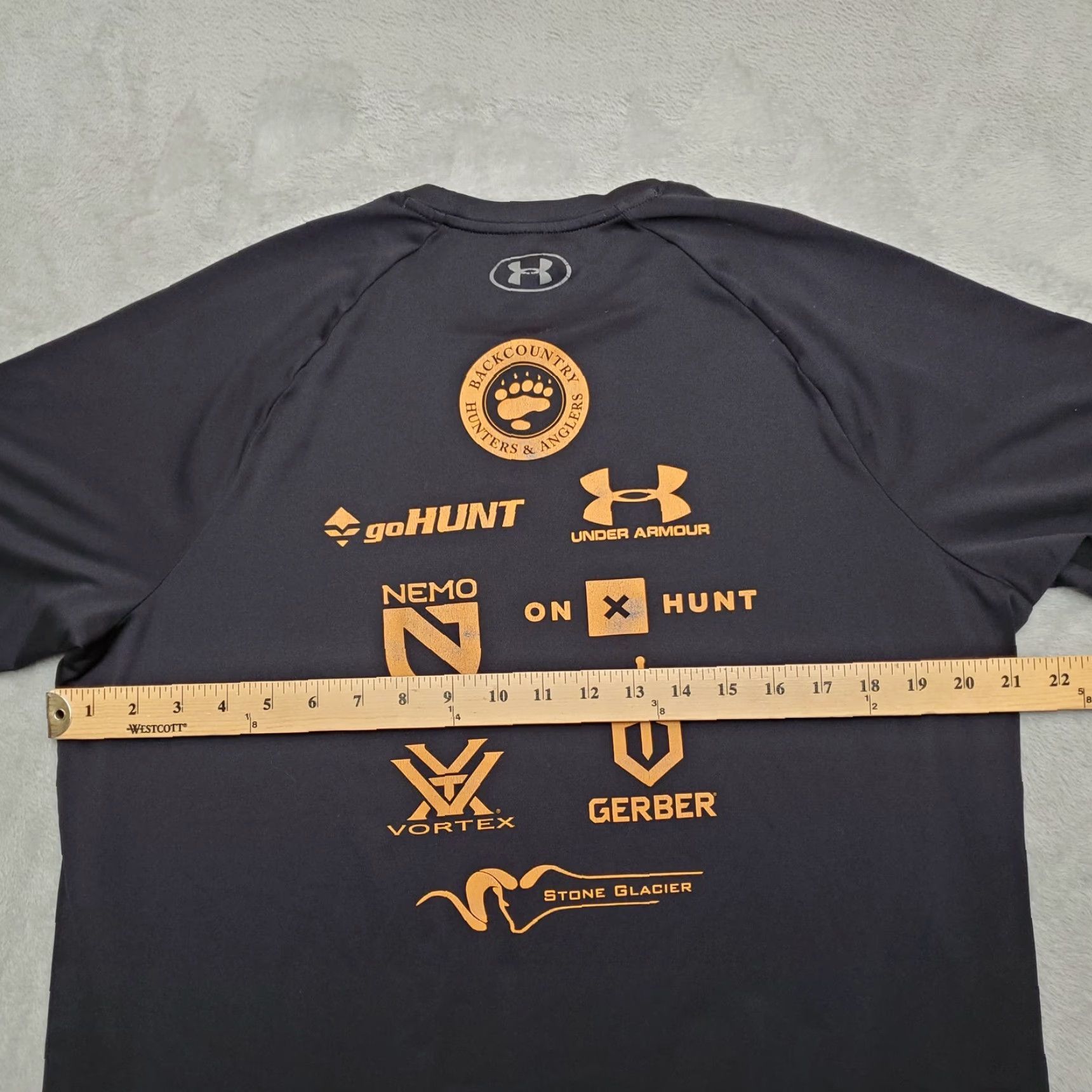 Under Armour Under Armour Shirt Men L Black Tech Tee Performance Stretch Hike Hunt Gerber Shirts Black Tech Tee Men L Size US L / EU 52-54 / 3 - 7 Thumbnail