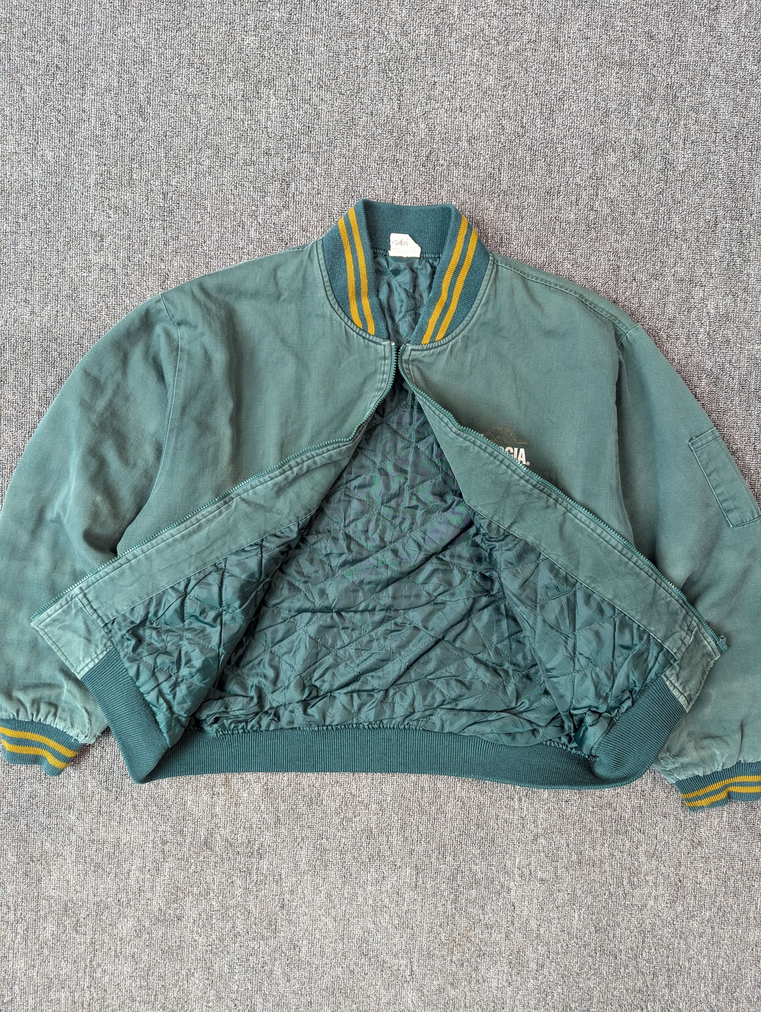 Other Vintage 90s Georgia Quality Coffe By Coca Cola Bomber Jacket Size US L / EU 52-54 / 3 - 10 Thumbnail