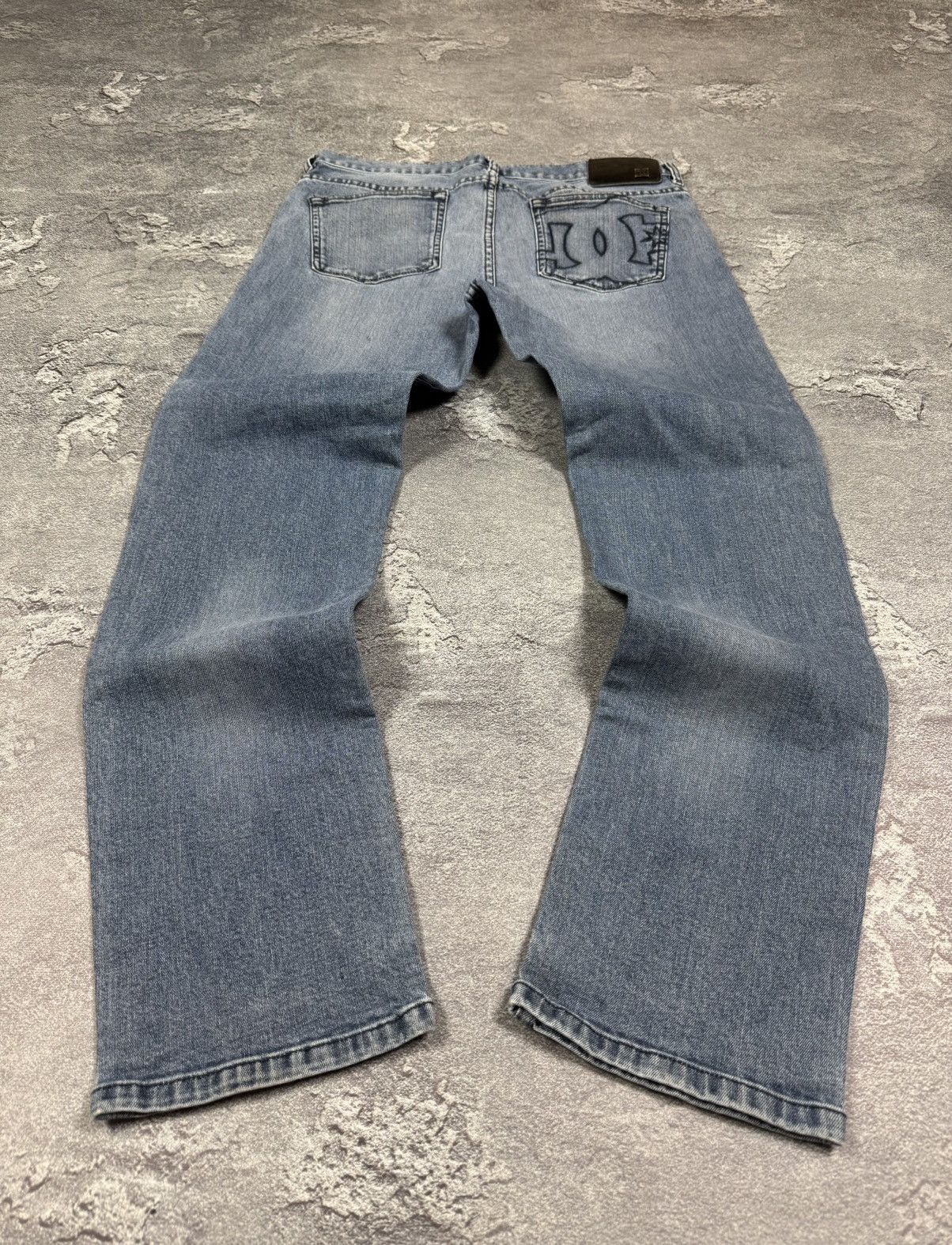 2000s Y2K DC Flare Bootcut Washed Jeans Size 3