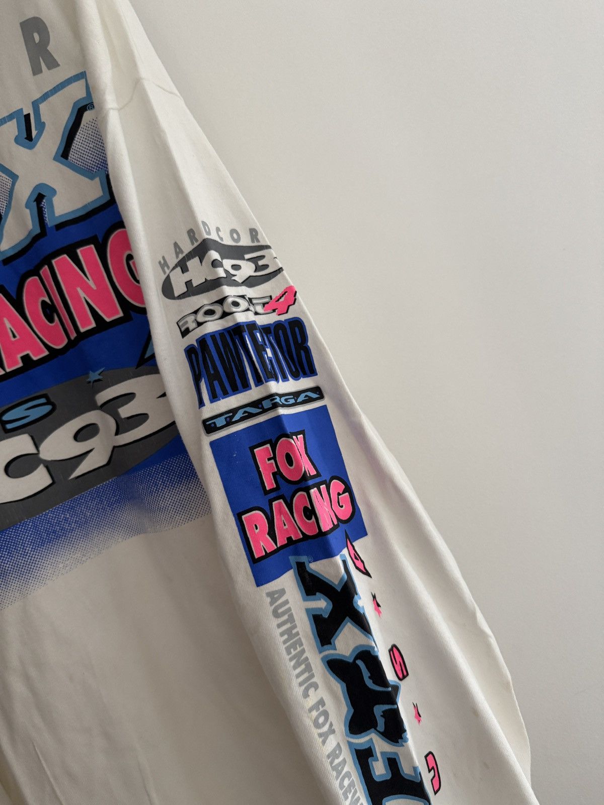 Fox Racing *RARE* 1993 90s VINTAGE HARDCORE FOX RACING SPORT JERSEY Size US L / EU 52-54 / 3 - 4 Thumbnail