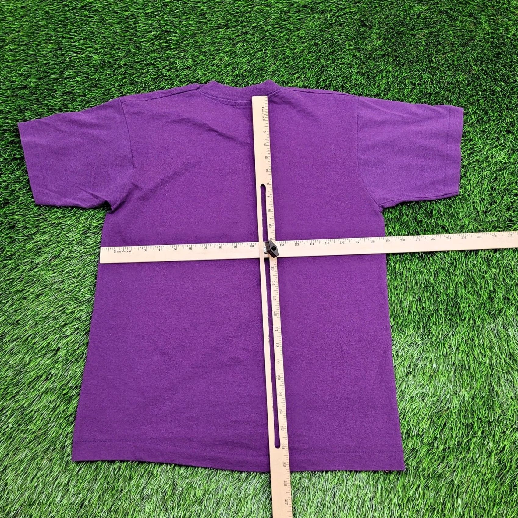 Fruit Of The Loom VINTAGE Purple Lover Shirt Women Medium 90s USA 19x25 Purple Size M / US 6-8 / IT 42-44 - 3 Thumbnail