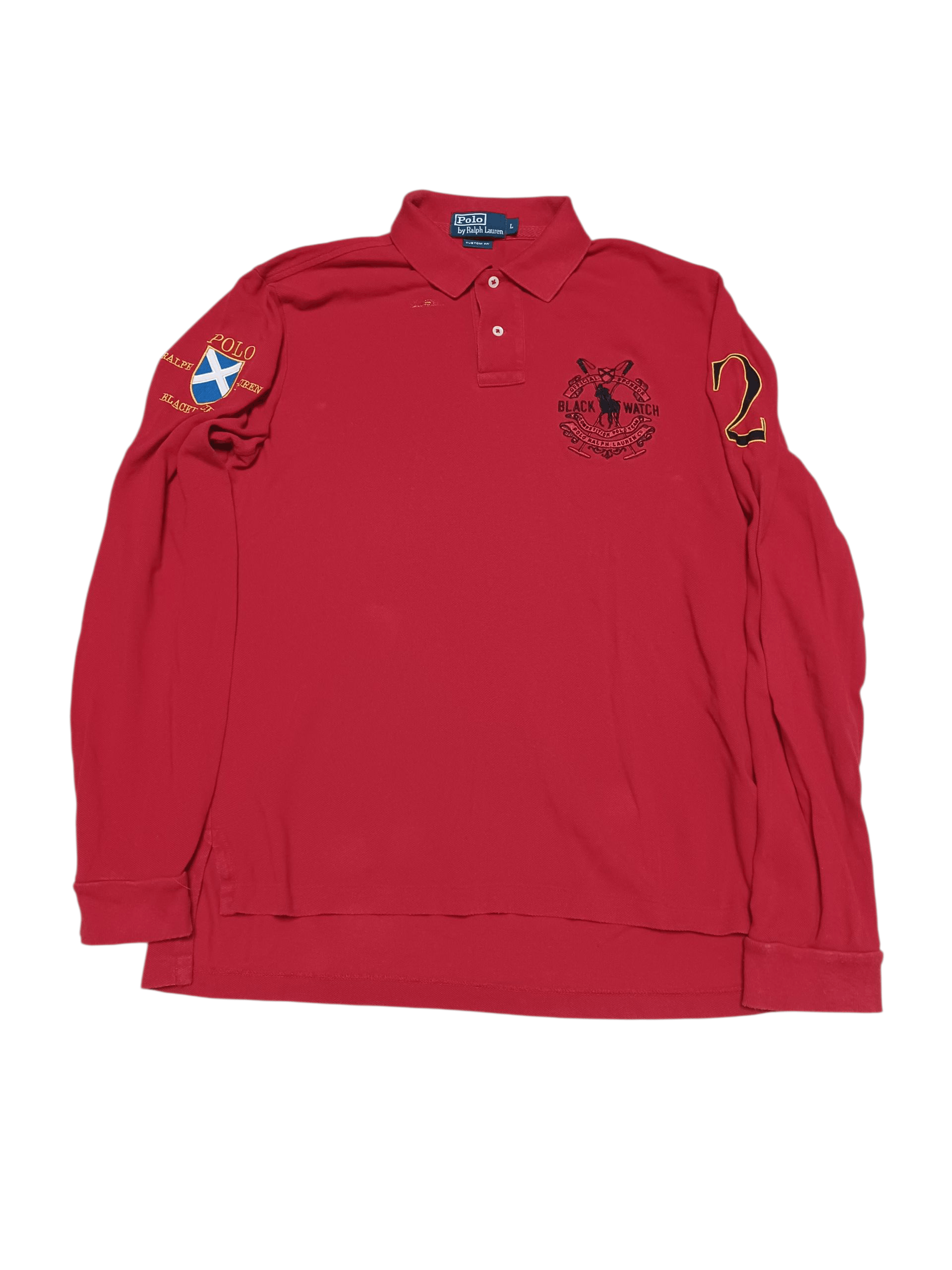 Polo Ralph Lauren POLO RALPH LAUREN BLACKWATCH LUXURY VINTAGE RUGBY SHIRT Size US L / EU 52-54 / 3 - 1 Thumbnail