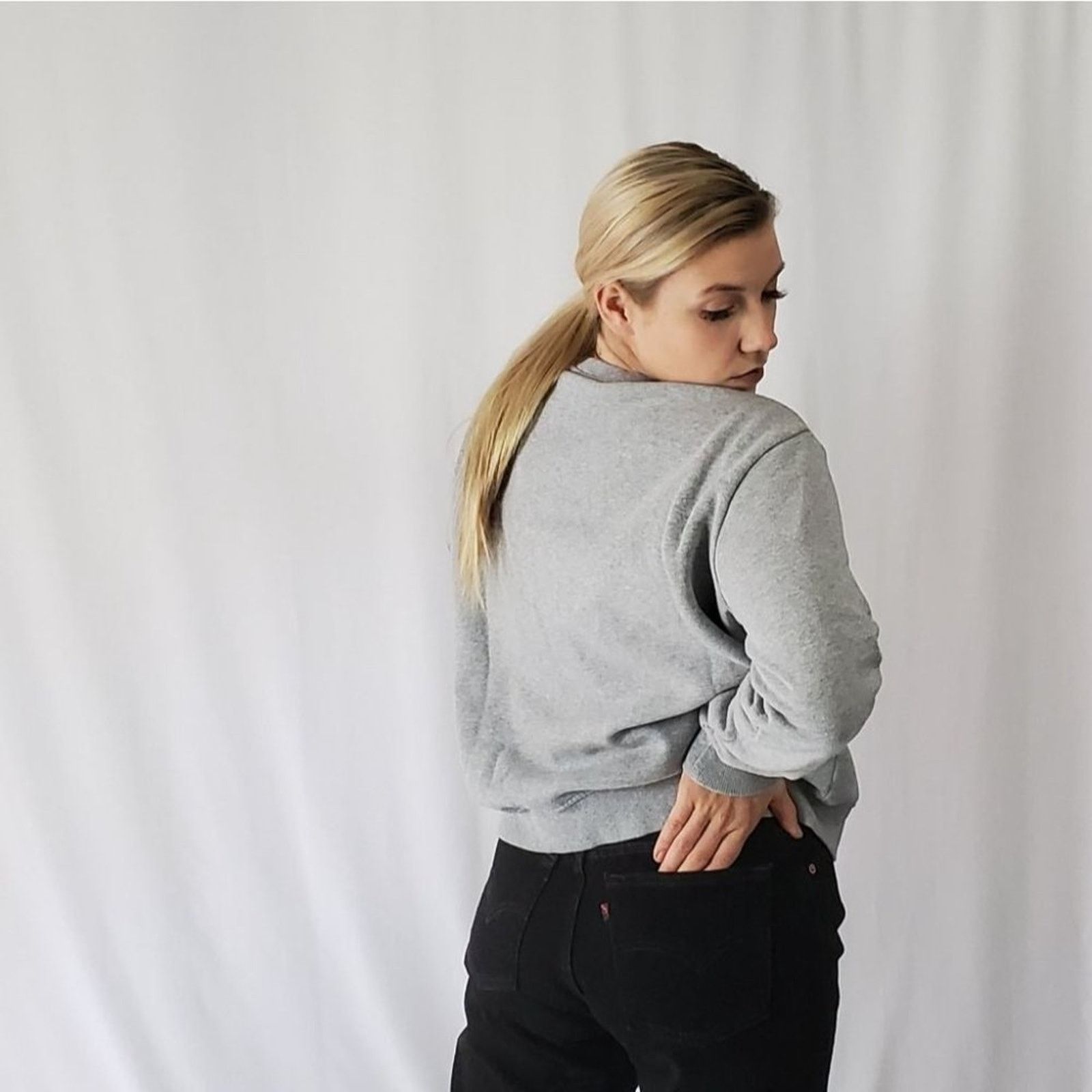 Fila Y2K Fila Gray Crewneck Pullover Sweatshirt - L Size XL / US 12-14 / IT 48-50 - 6 Thumbnail