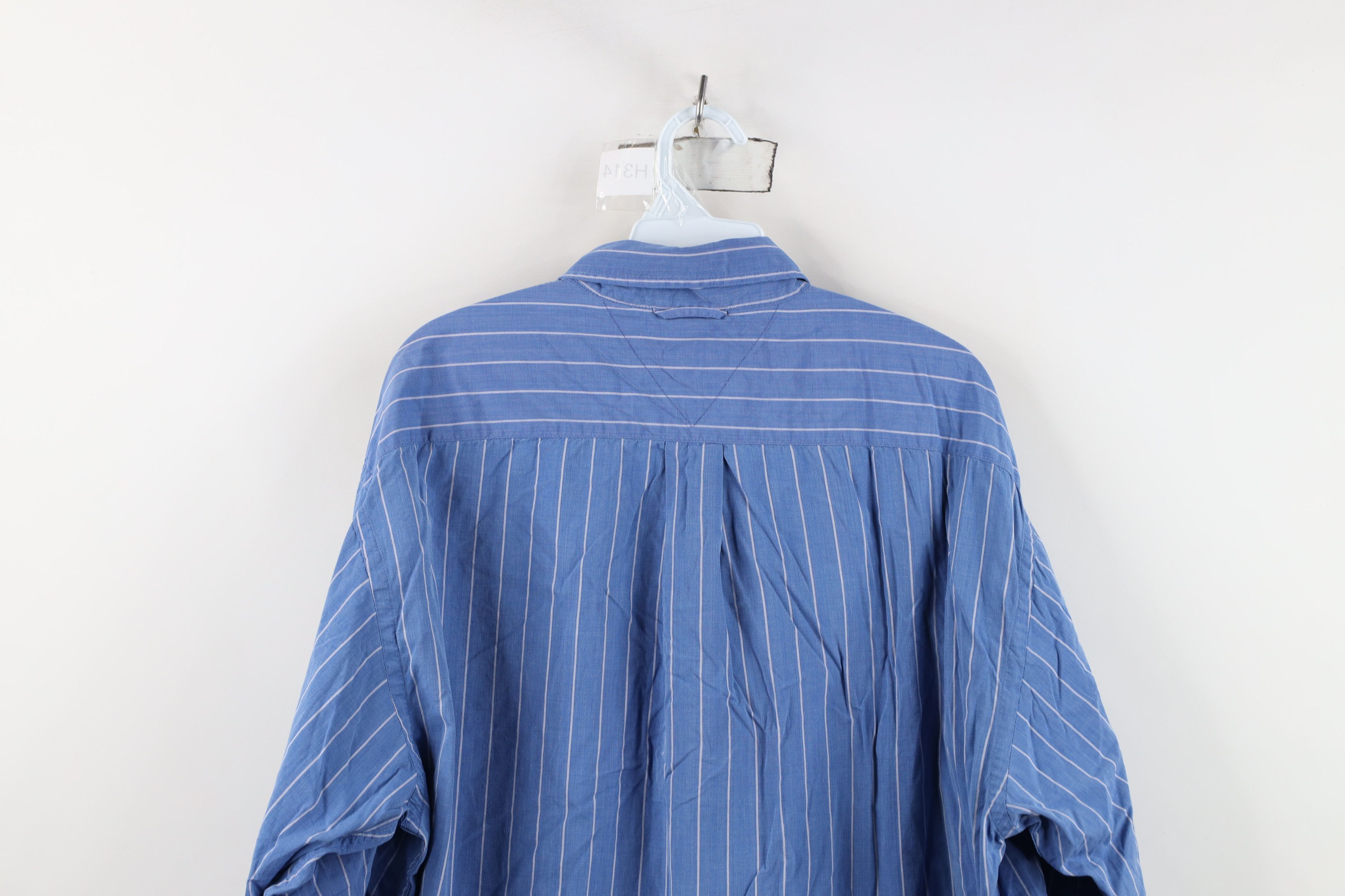 Tommy Hilfiger Vintage 90s Tommy Hilfiger Cotton Oxford Button Down Shirt Size US L / EU 52-54 / 3 - 11 Thumbnail