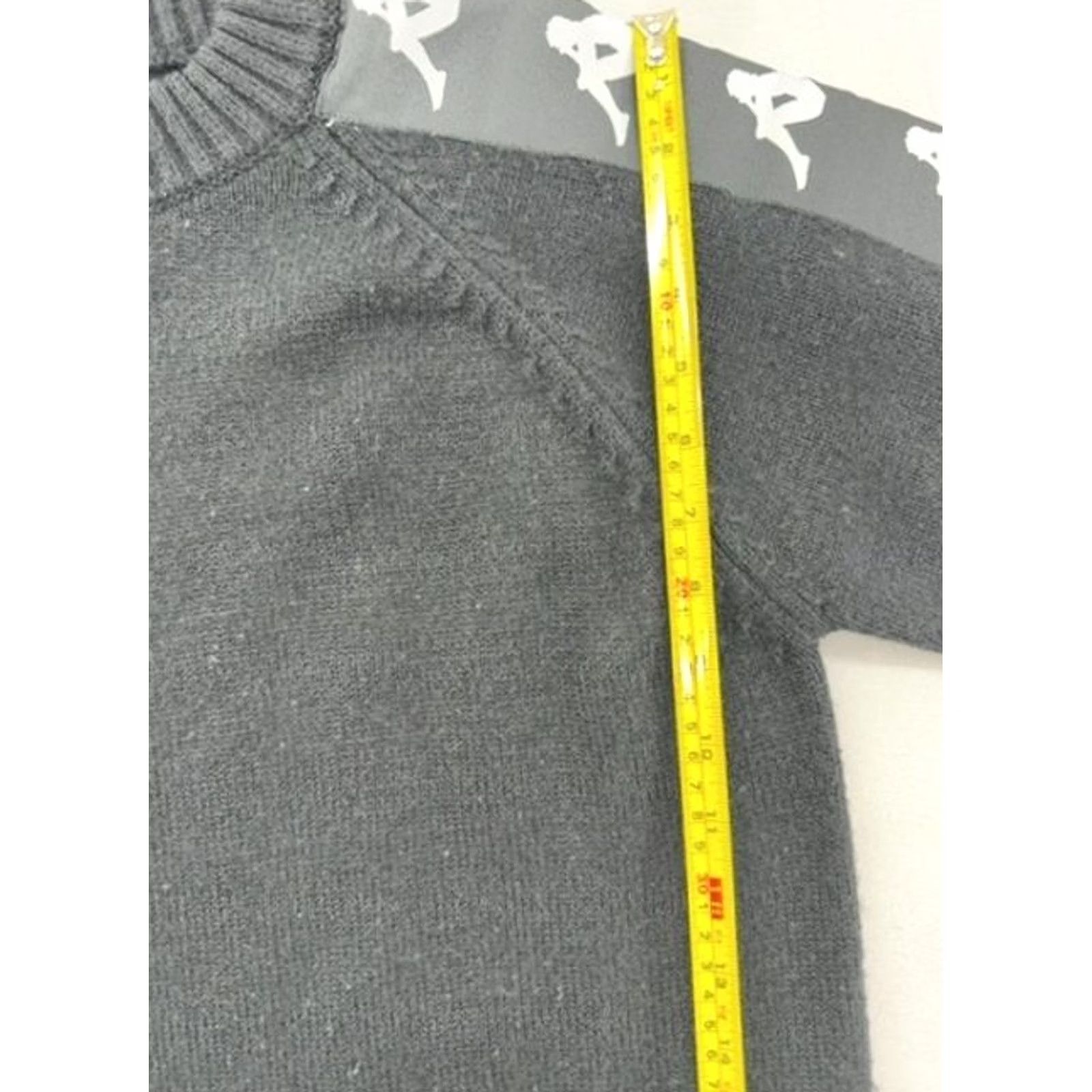 Kappa Kappa Unisex Crewneck Sweater Black Medium Long Sleeve Logo Knit Size US M / EU 48-50 / 2 - 6 Thumbnail