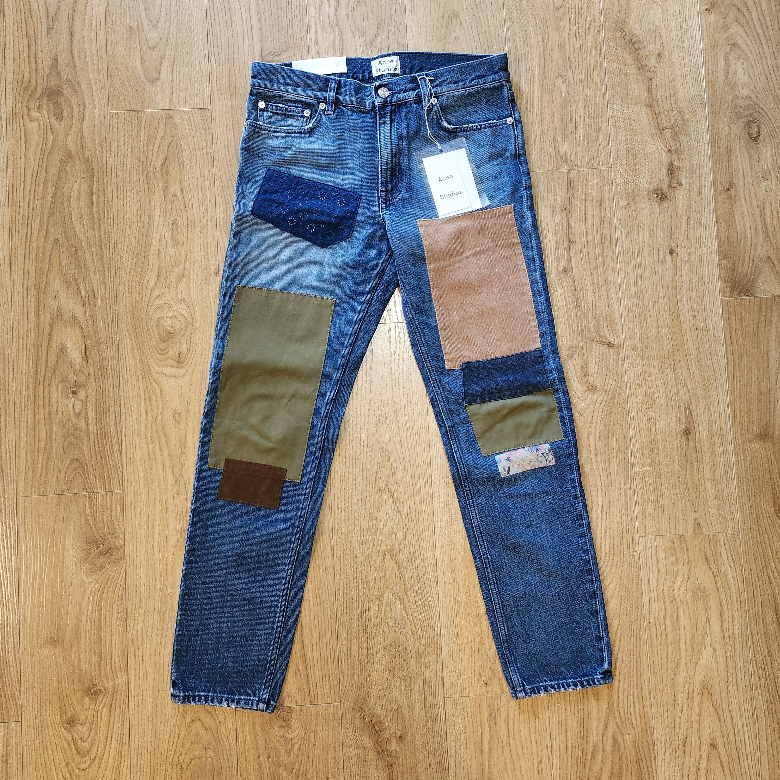 Acne Studios Acne 27/34 Boy Indigo Patch Size US 27 - 1 Thumbnail