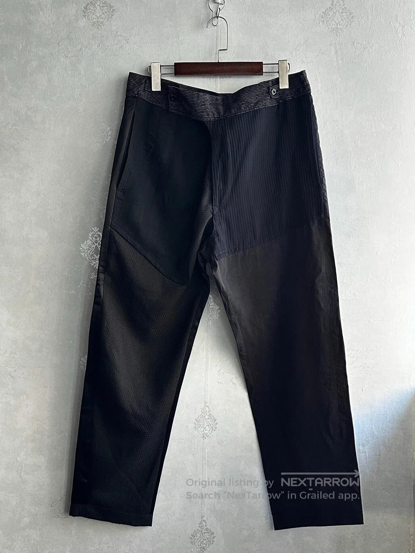 Ann Demeulemeester ann demeulemeester sizeL Multimaterial seamless pants| Size US 36 / EU 52 - 1 Thumbnail